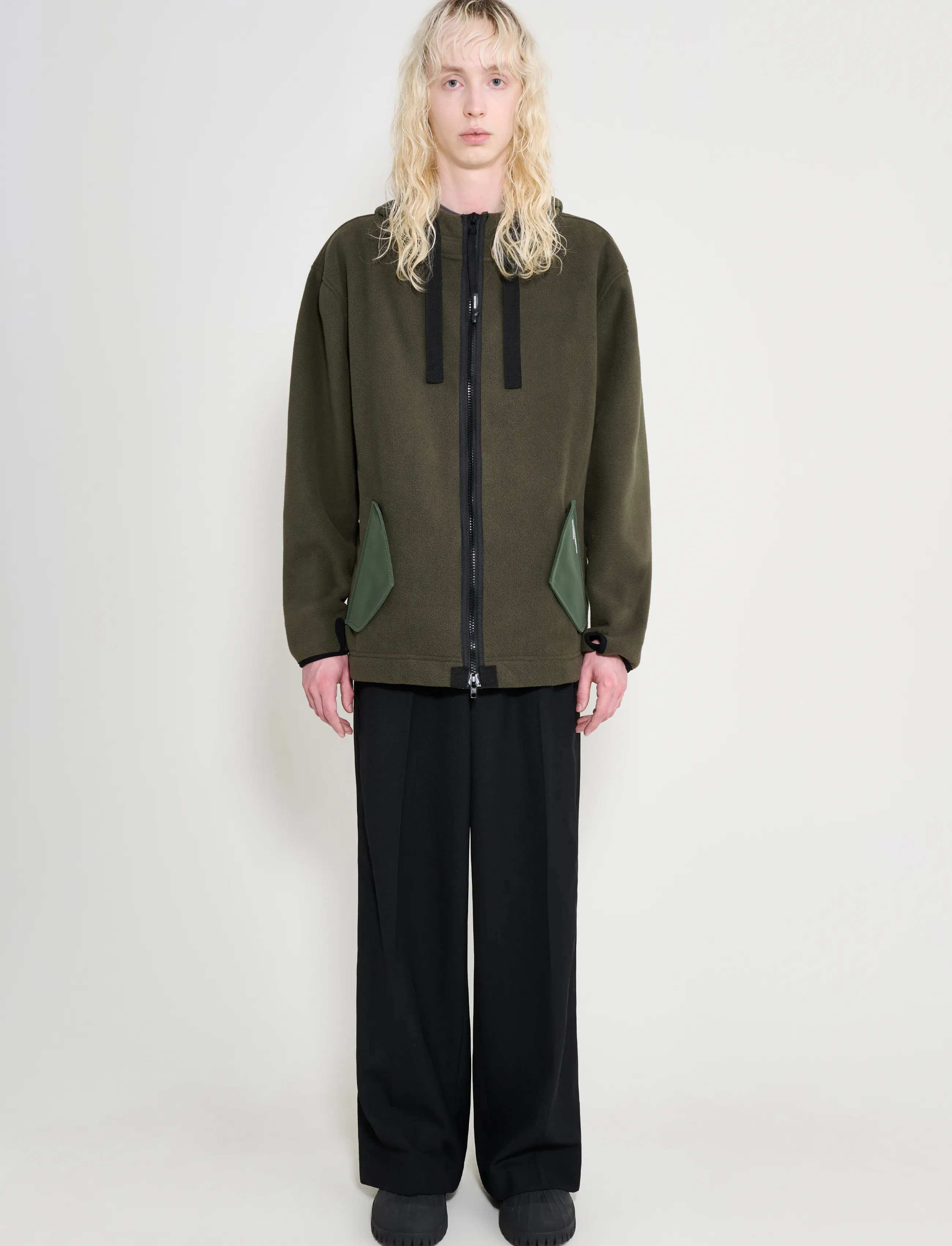Stutterheim - Valhalla Polar Matte Green - fleecetrøjer - green - 5