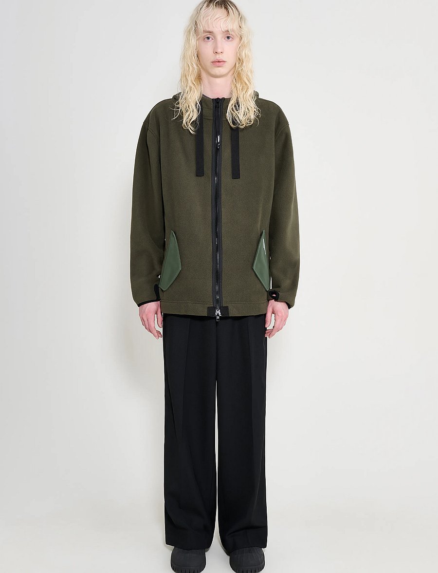 Stutterheim - Valhalla Polar Matte Green - fleecetrøjer - green - 5