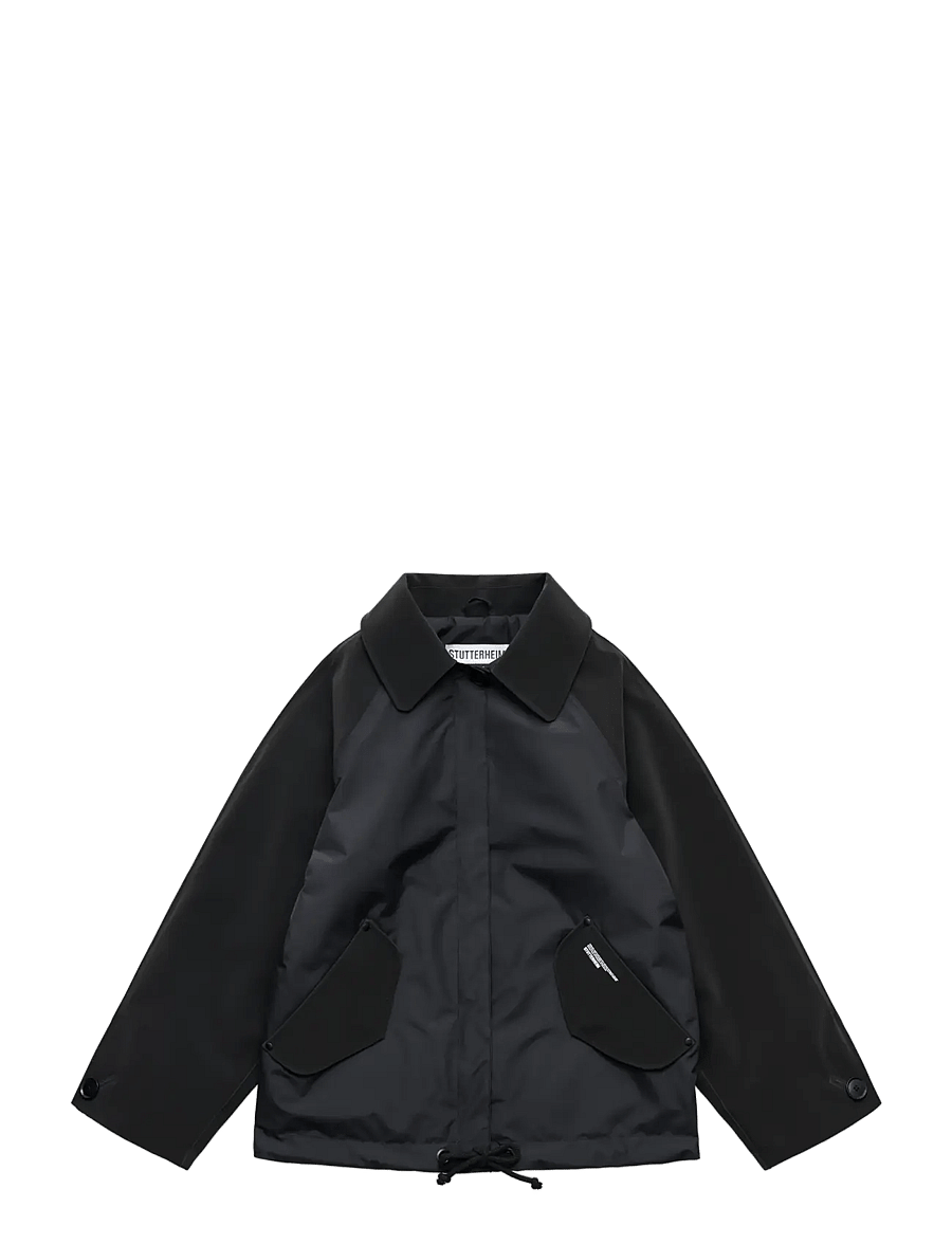 Stutterheim - Bandhagen Winter Matte Black/Black - dunjackor - black/black - 0
