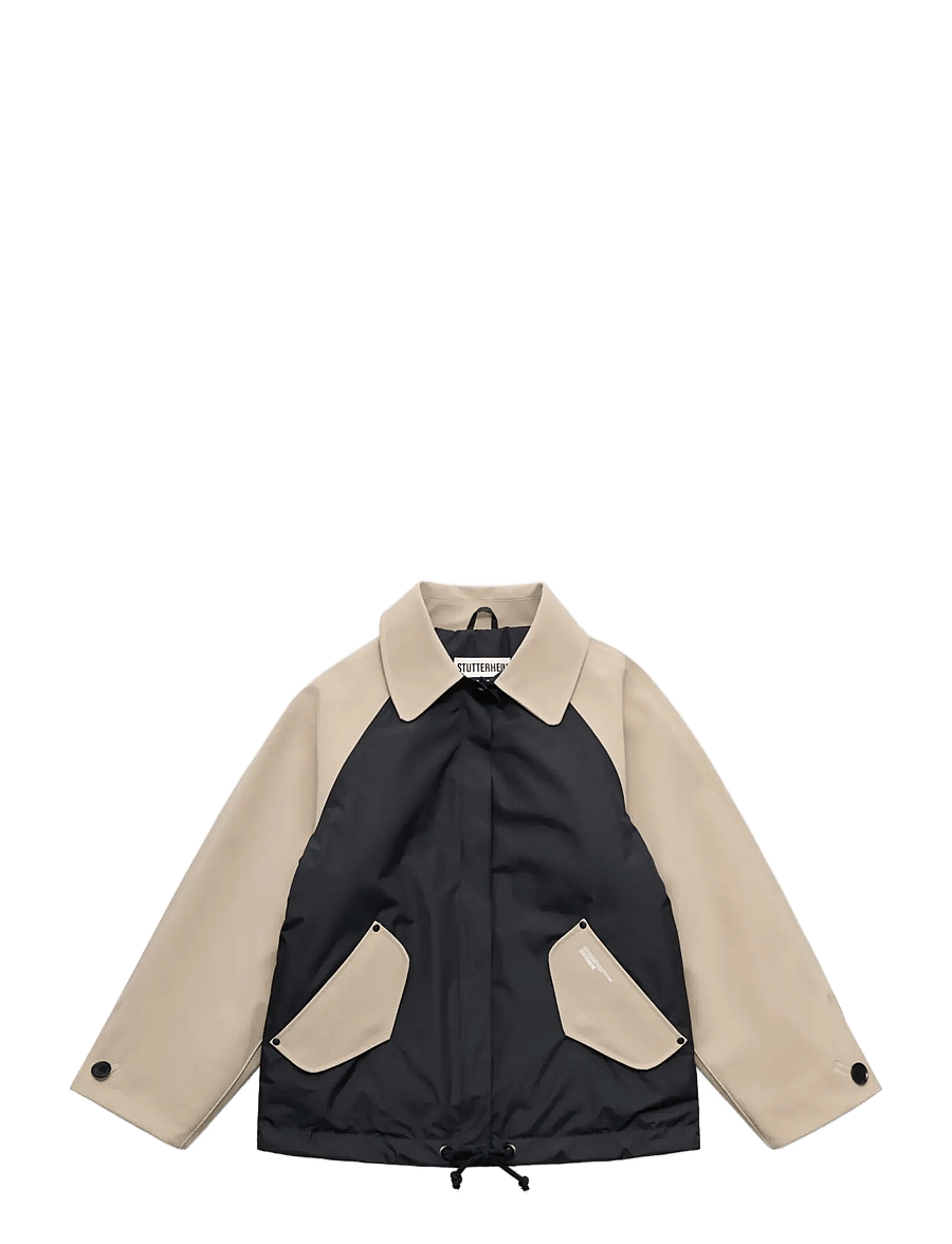 Stutterheim - Bandhagen Winter Matte Black/Potato - dunjackor - black/potato - 0