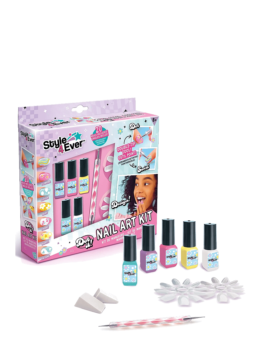 Style 4 Ever - STYLE 4 EVER Nail Art Kit - smink - multicolor - 1