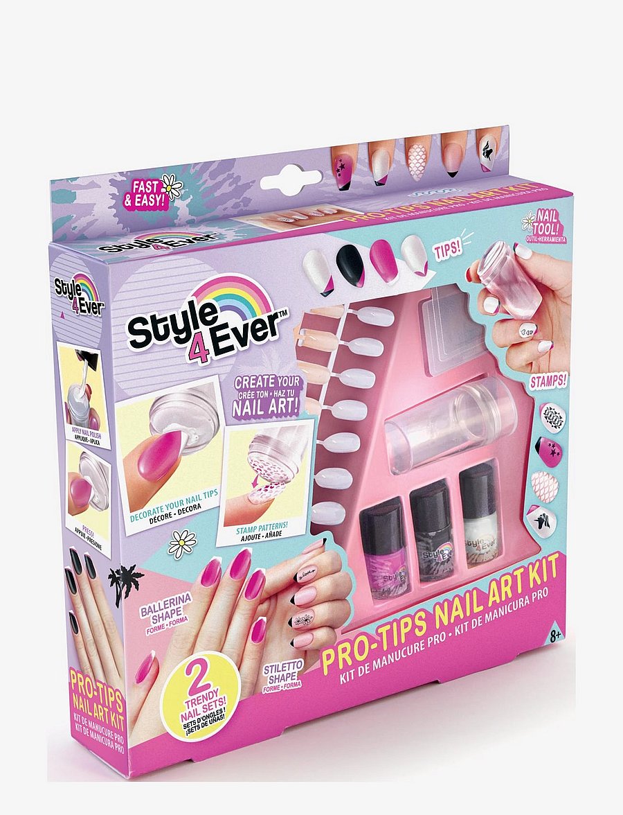 Style 4 Ever - STYLE 4 EVER Pro Tips Nail Art Kit - lowest prices - multi coloured - 2