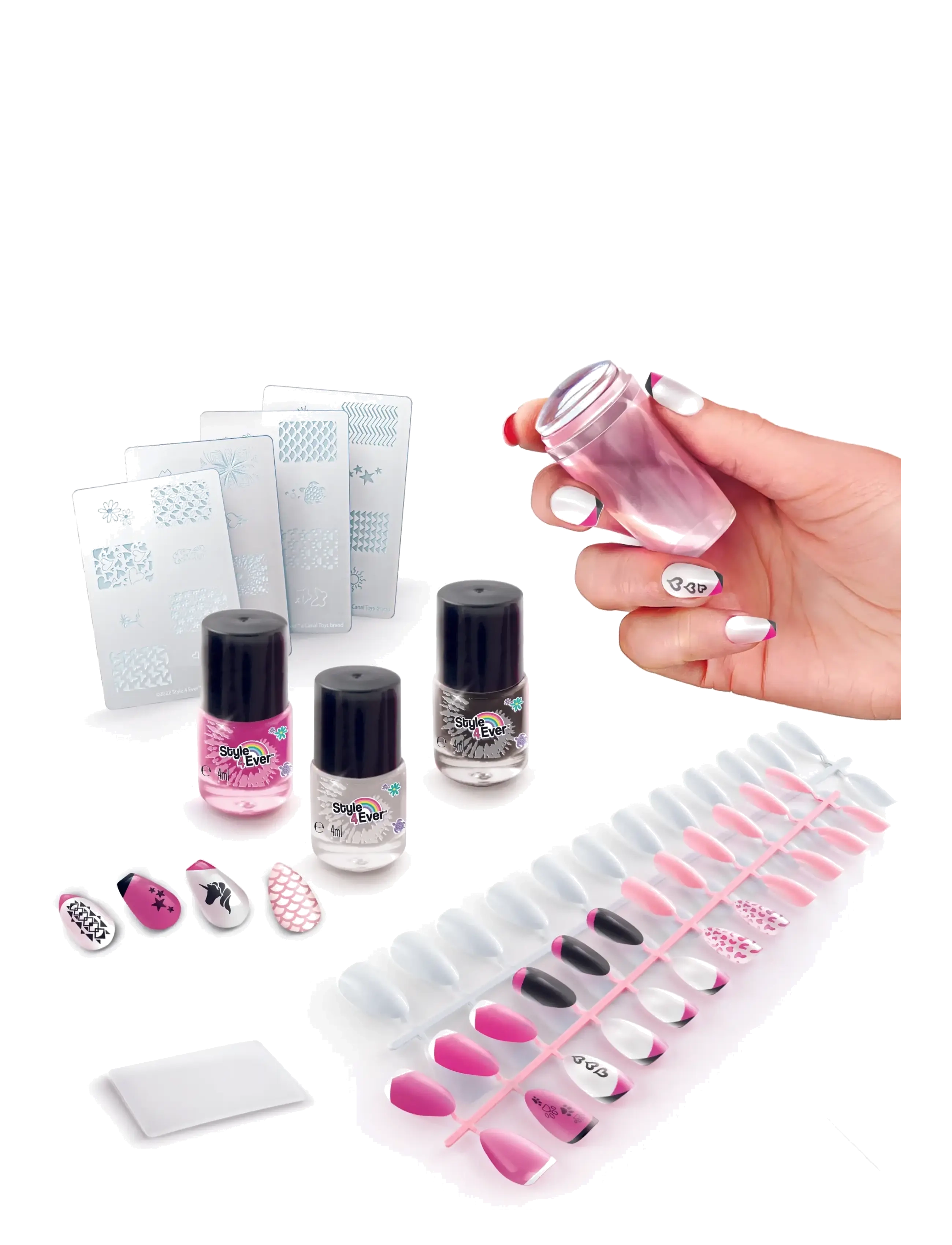 Style 4 Ever - STYLE 4 EVER Pro Tips Nail Art Kit - smink - multi coloured - 3