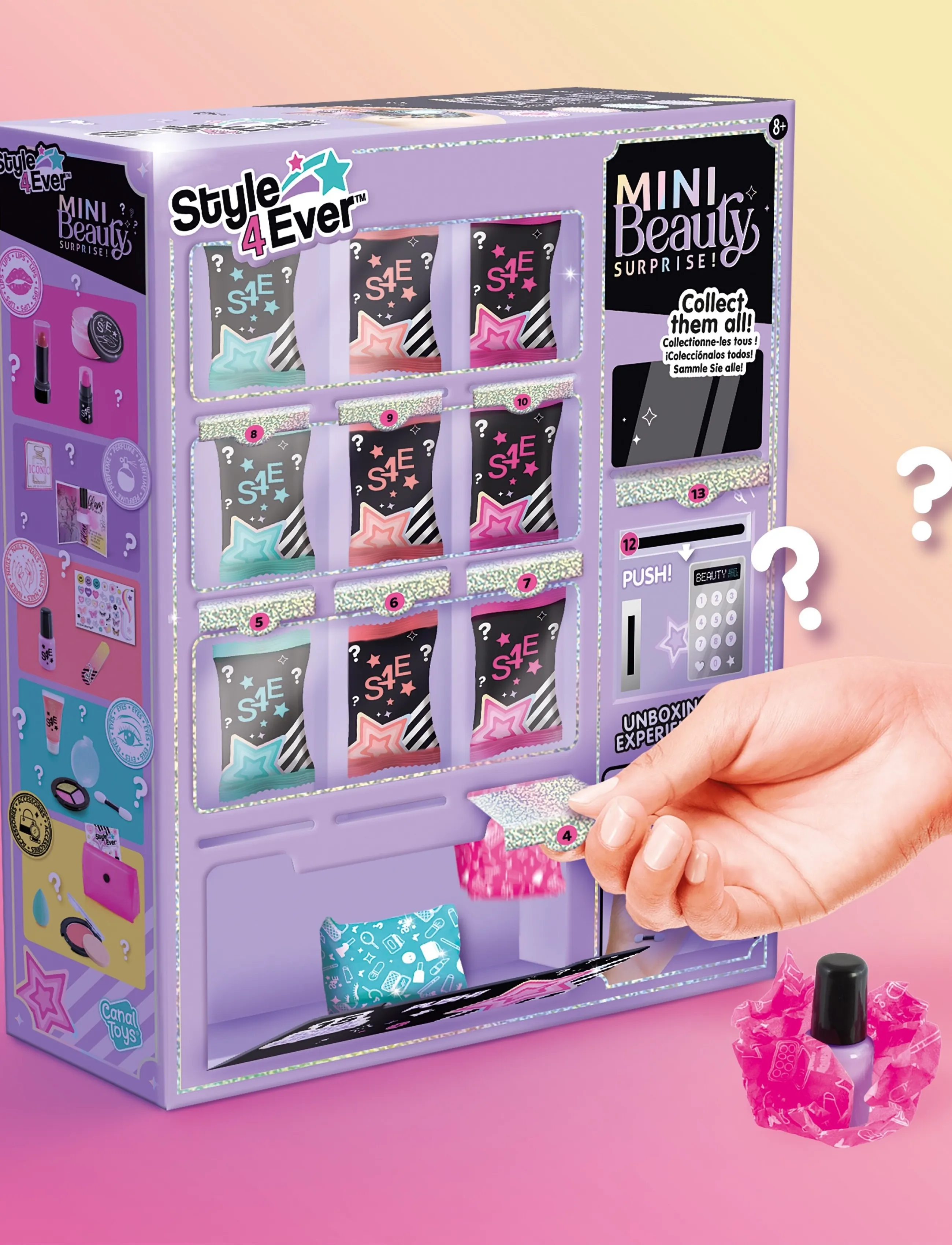 Style 4 Ever Style 4 Ever Mini Beauty Surprise Box, One Size, Multi/patterned, Kostumer & Tilbehør > Makeup, Børn