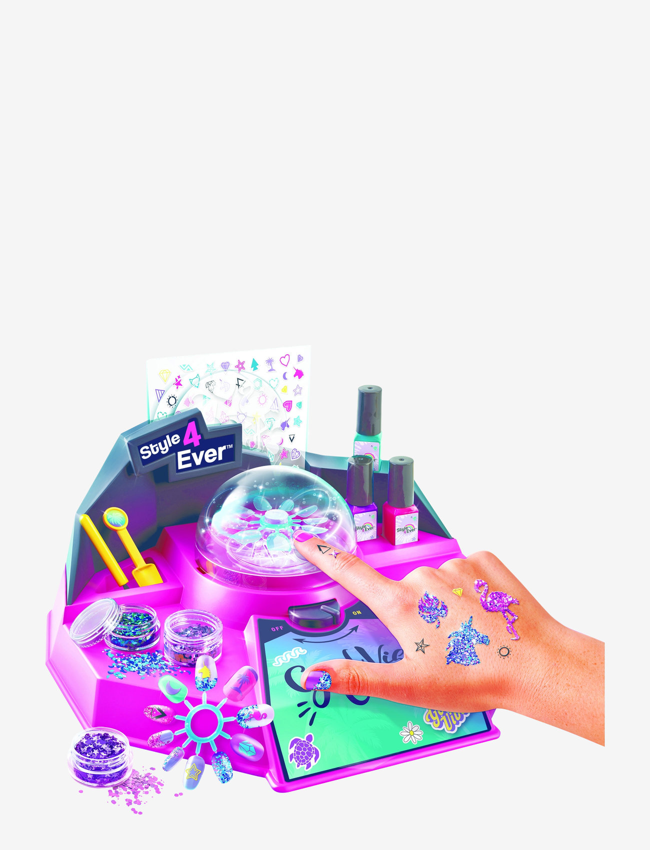 Style 4 Ever - STYLE 4 EVER Glitter Nail Bar - makeup - multi coloured - 0