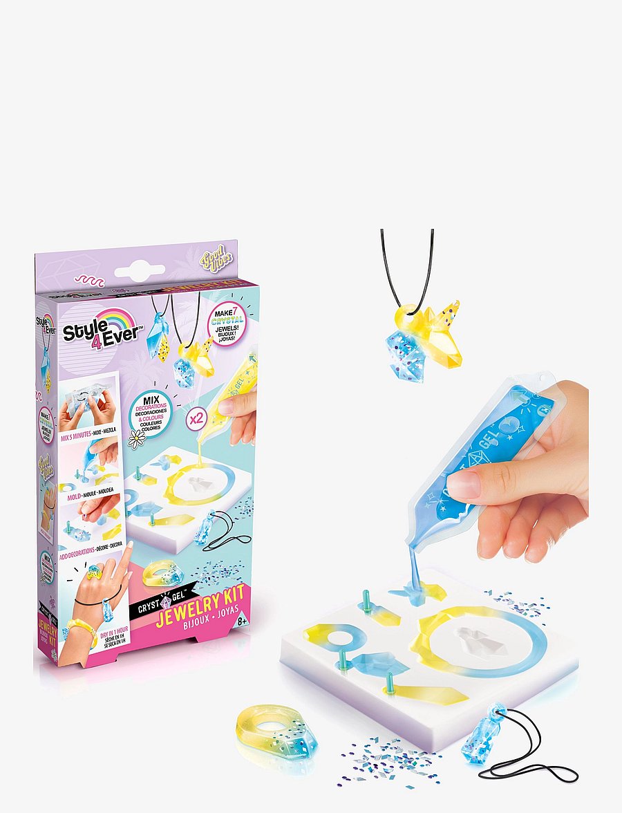 Style 4 Ever - STYLE 4 EVER Mini Crystal Jewel Gel Kit - multi coloured - 0