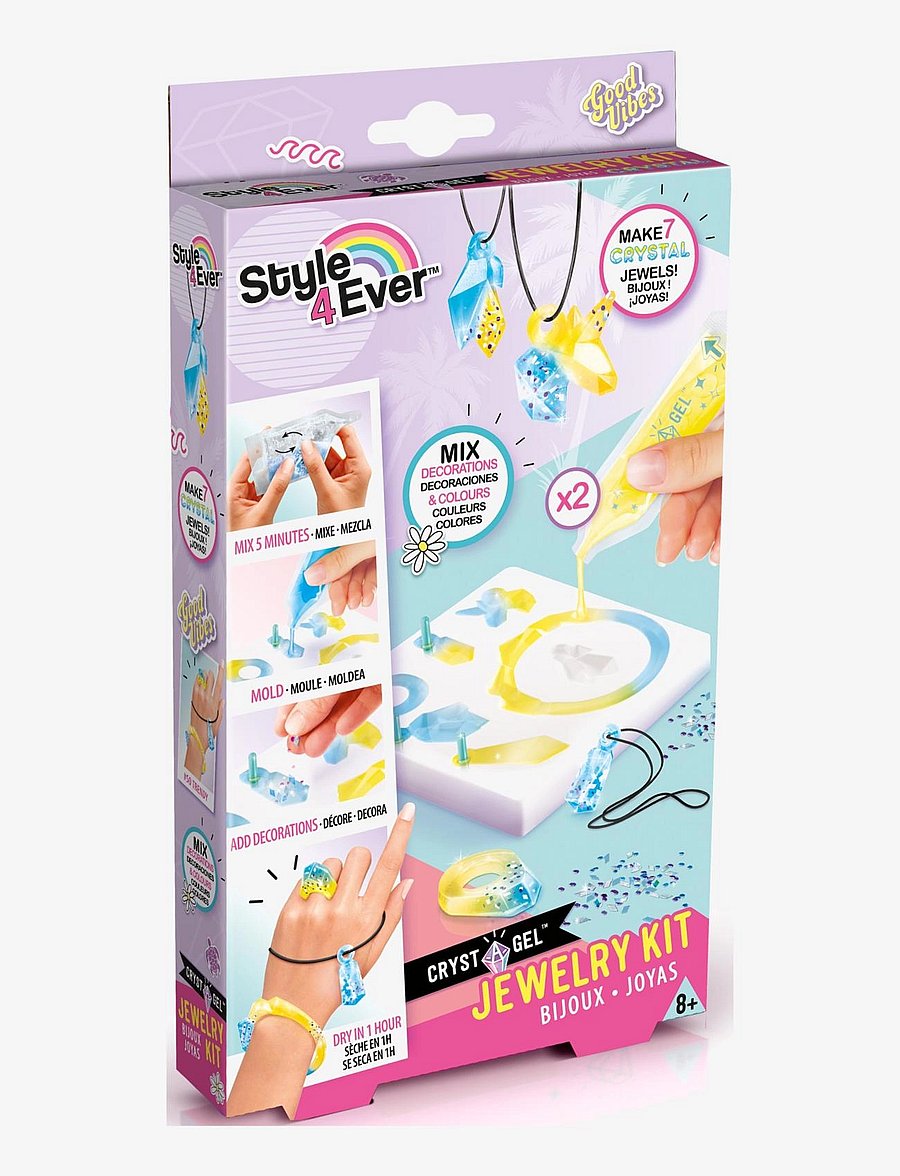 Style 4 Ever - STYLE 4 EVER Mini Crystal Jewel Gel Kit - multi coloured - 1