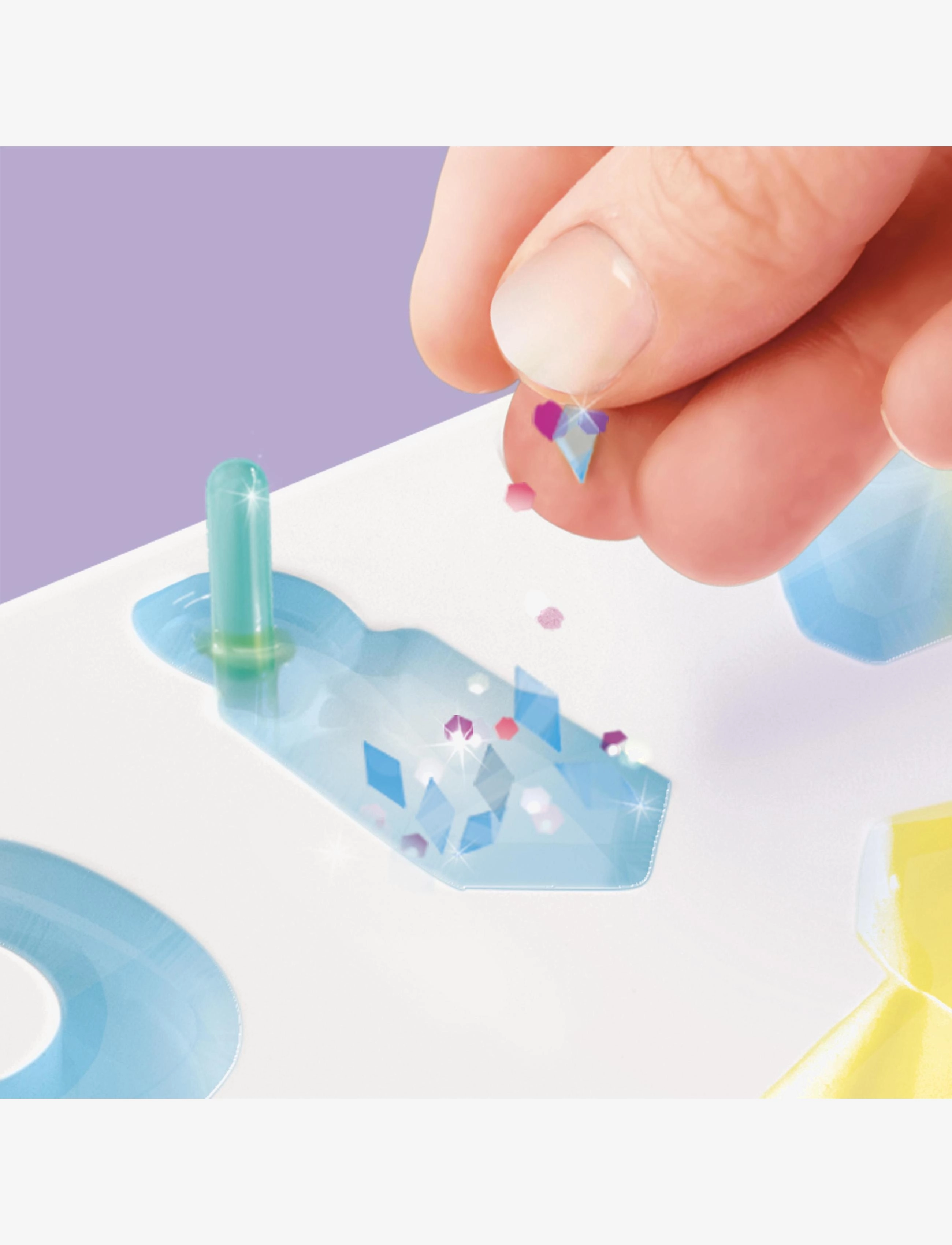 Style 4 Ever - STYLE 4 EVER Mini Crystal Jewel Gel Kit - multi coloured - 5