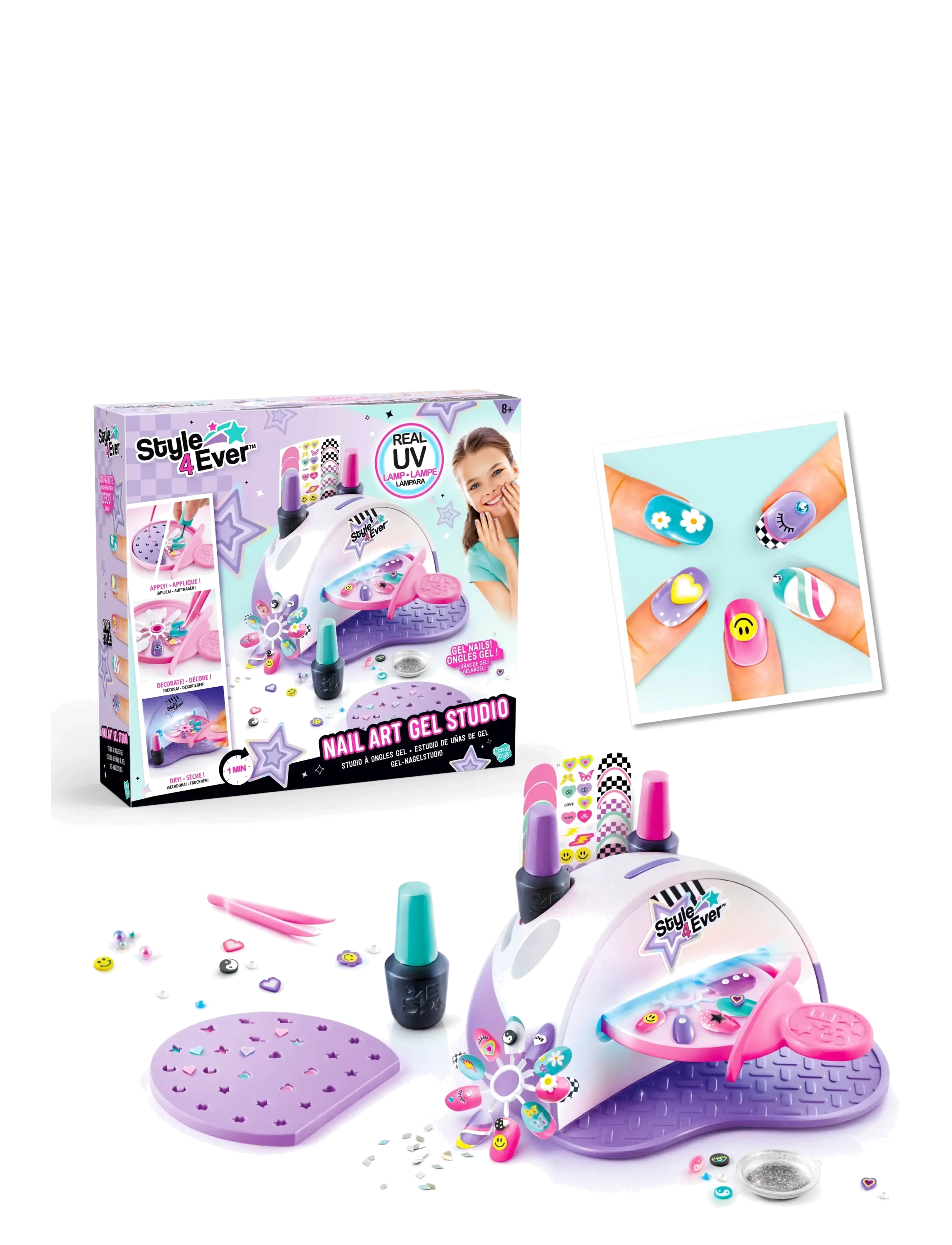 Style 4 Ever - STYLE 4 EVER UV Gel Nail Art Studio - låtsassmink & accessoarer - multicolor - 2