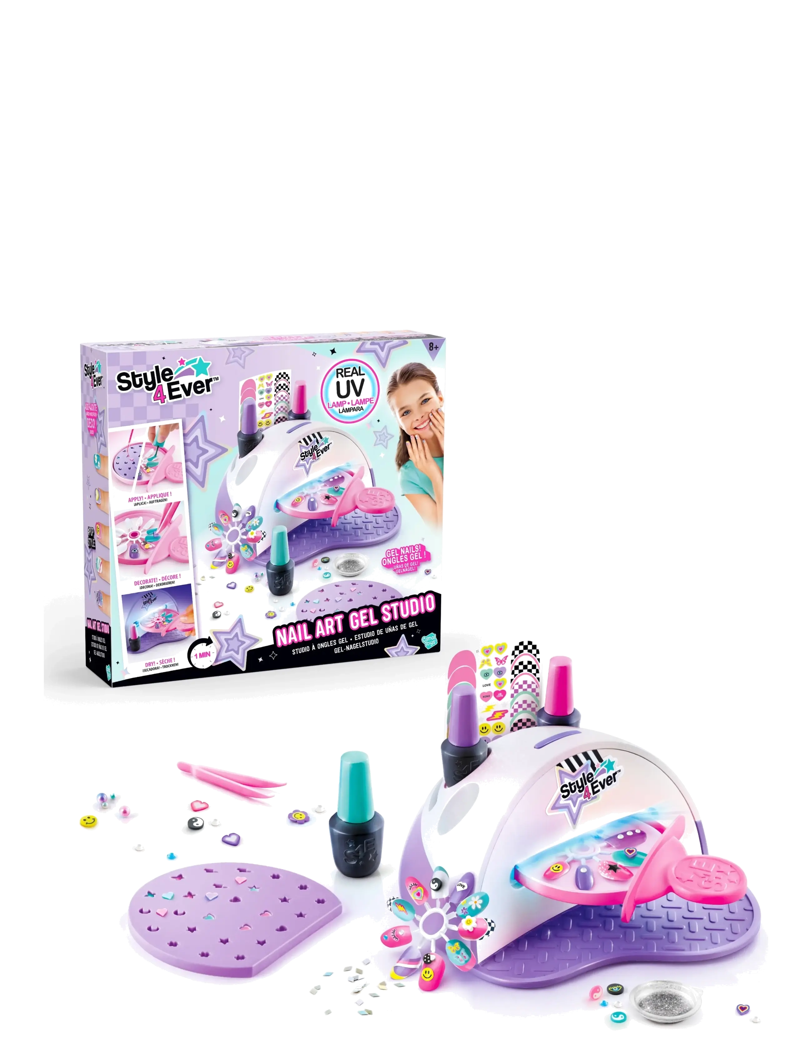 Style 4 Ever - STYLE 4 EVER UV Gel Nail Art Studio - låtsassmink & accessoarer - multicolor - 3