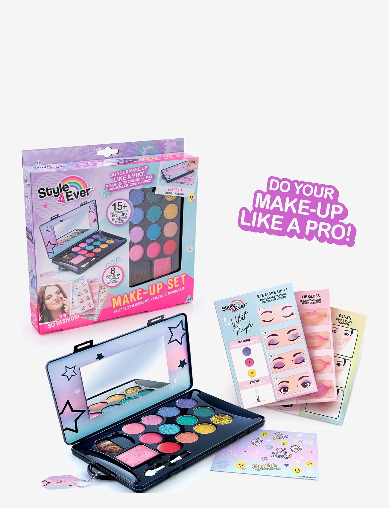 Style 4 Ever - STYLE 4 EVER Make Up Travel Case - multi coloured - 4