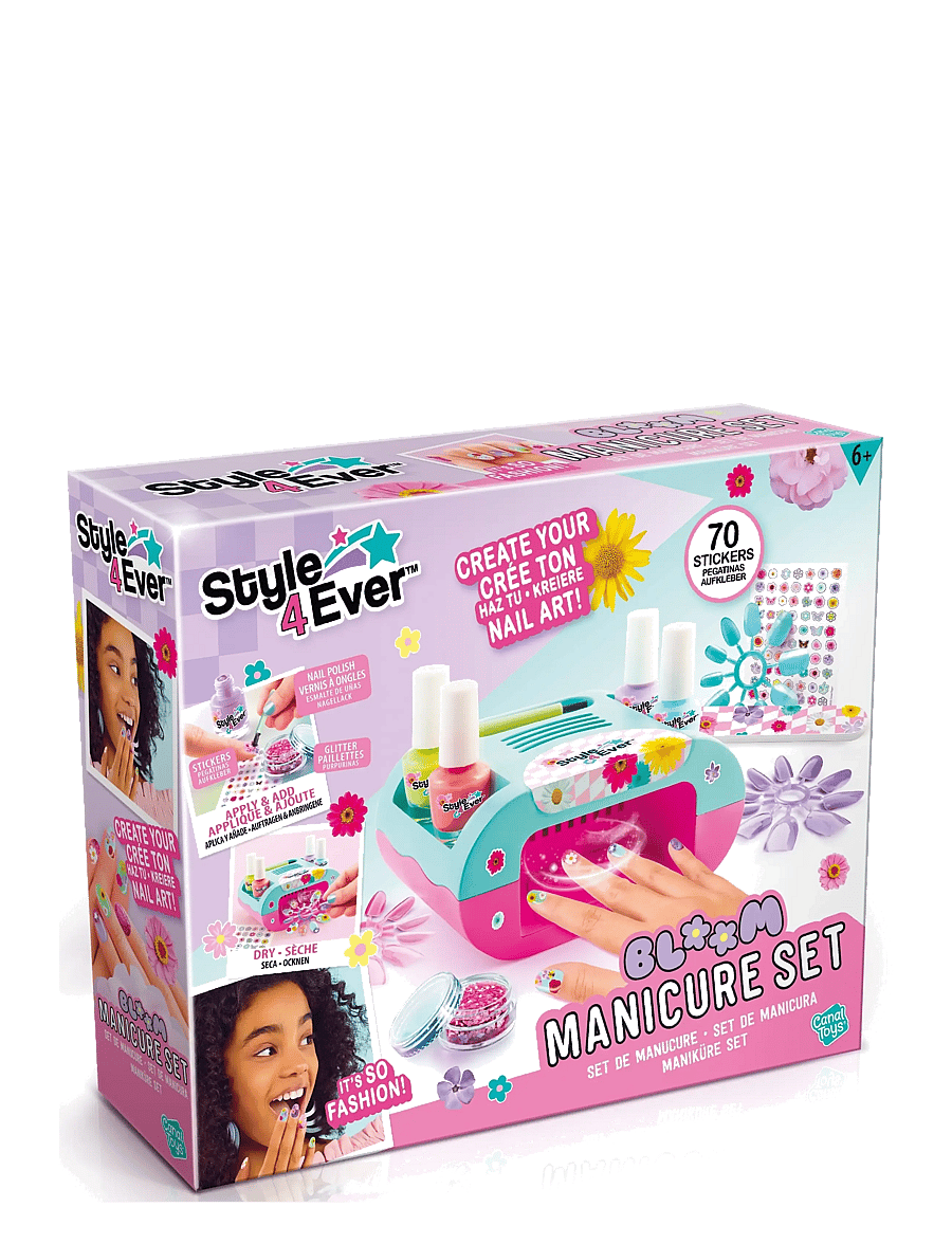 Style 4 Ever - STYLE 4 EVER Bloom Nail Art Manicure Set - smink - multicolor - 0