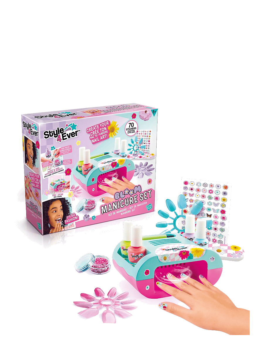 Style 4 Ever - STYLE 4 EVER Bloom Nail Art Manicure Set - smink - multicolor - 1