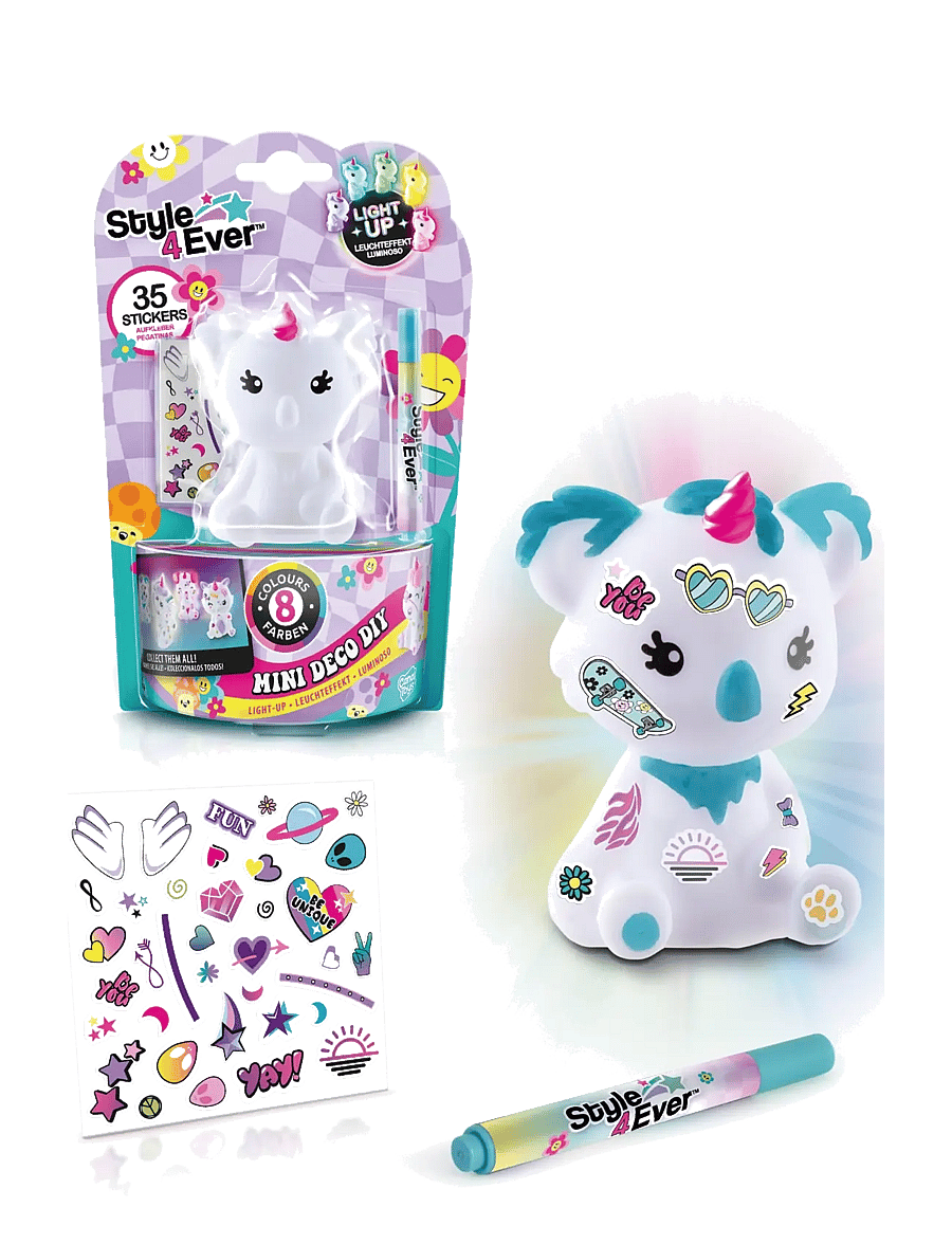 Style 4 Ever - STYLE 4 EVER Mini Deco DIY Light Up - pysselset - multicolor - 2