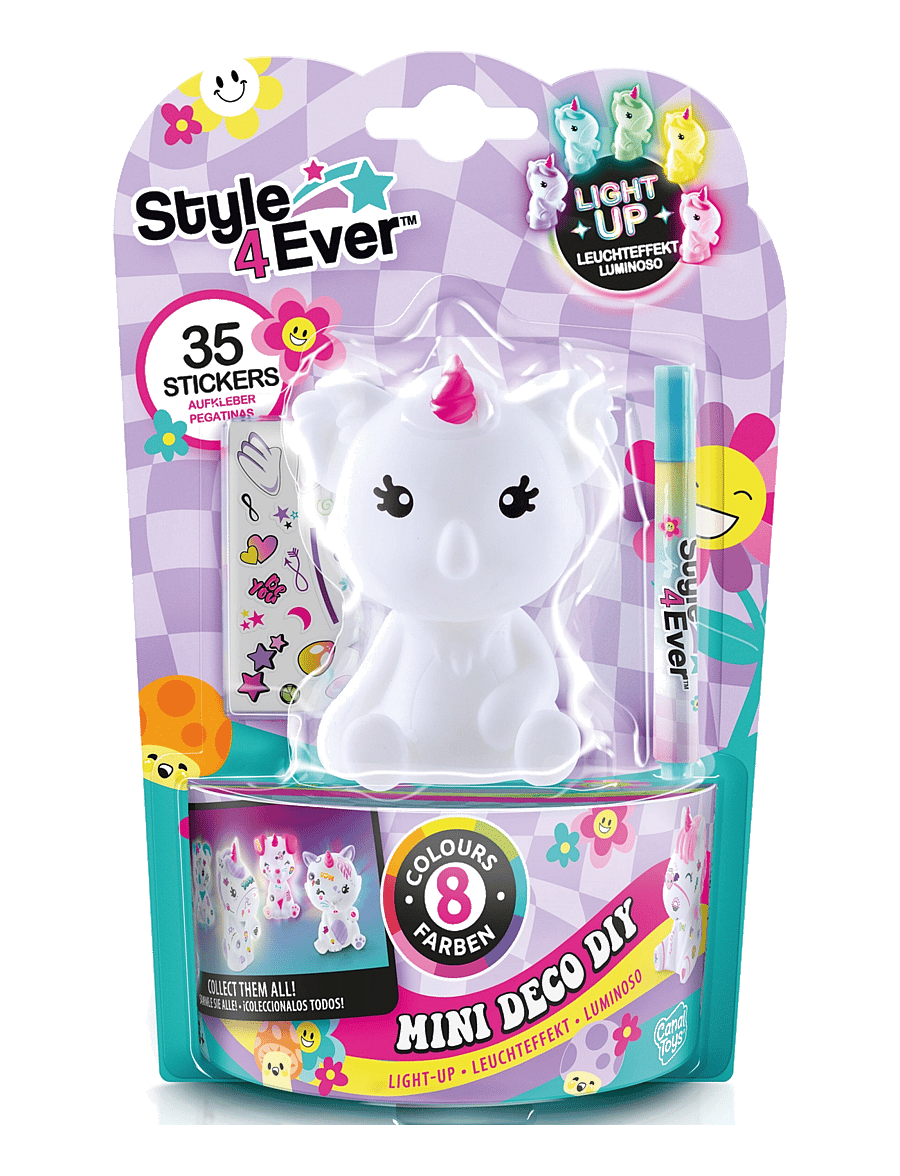 Style 4 Ever - STYLE 4 EVER Mini Deco DIY Light Up - pysselset - multicolor - 5