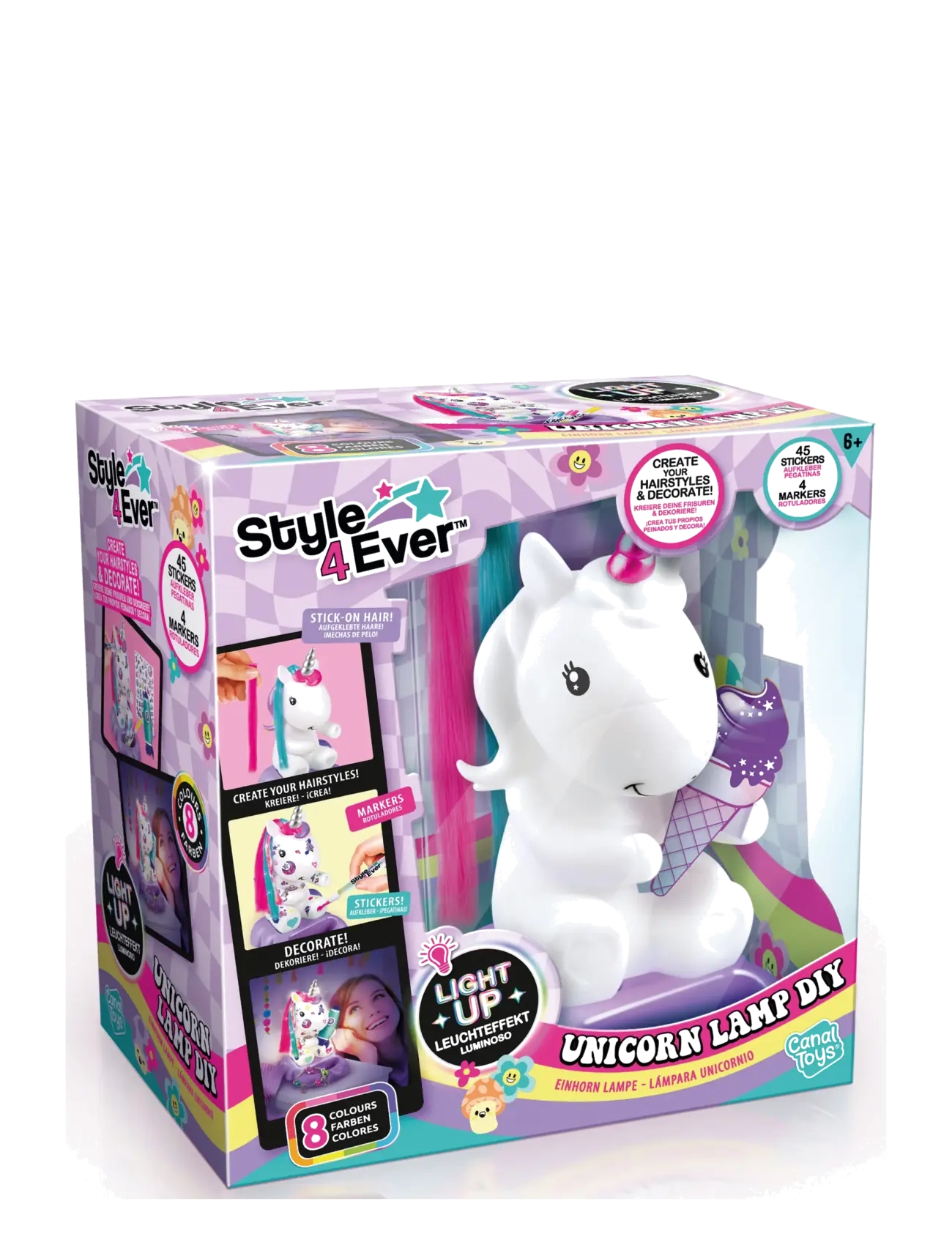 Style 4 Ever STYLE 4 EVER Unicorn DIY - Kreasæt - MULTICOLOR / white