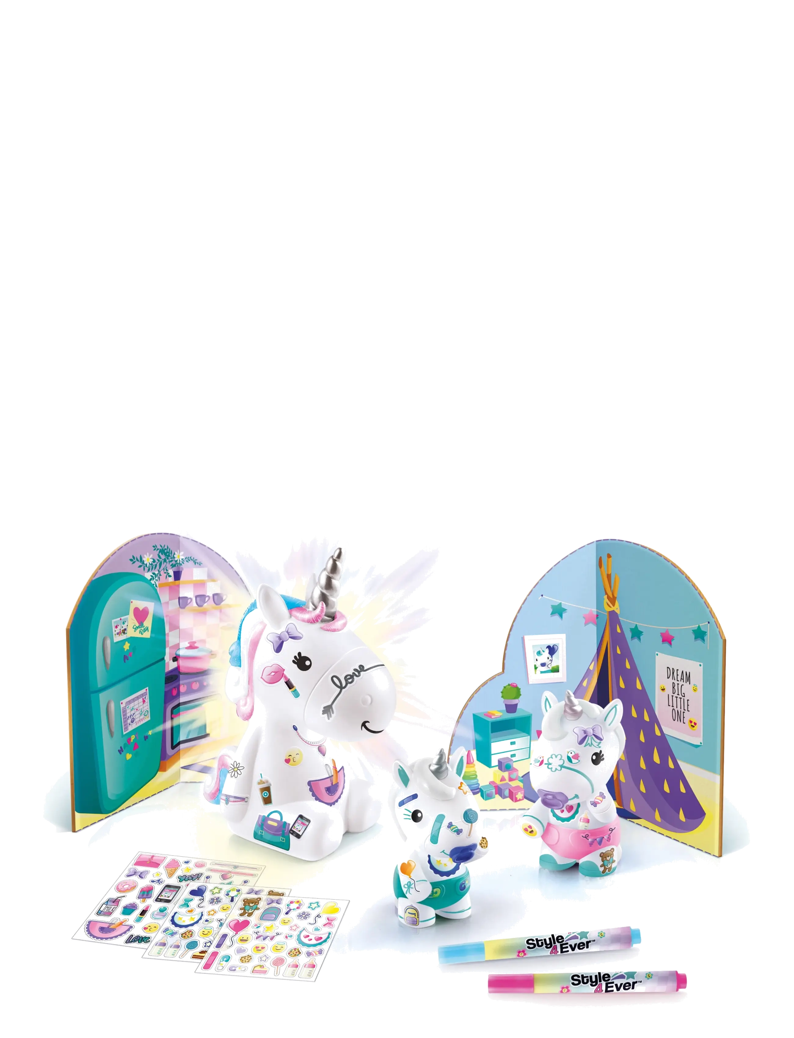 Style 4 Ever - STYLE 4 EVER The Unicorn Family Light Up - kreasæt - multicolor - 3