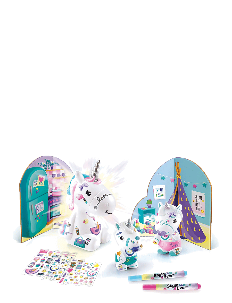 Style 4 Ever - STYLE 4 EVER The Unicorn Family Light Up - askartelusetit - multicolor - 3