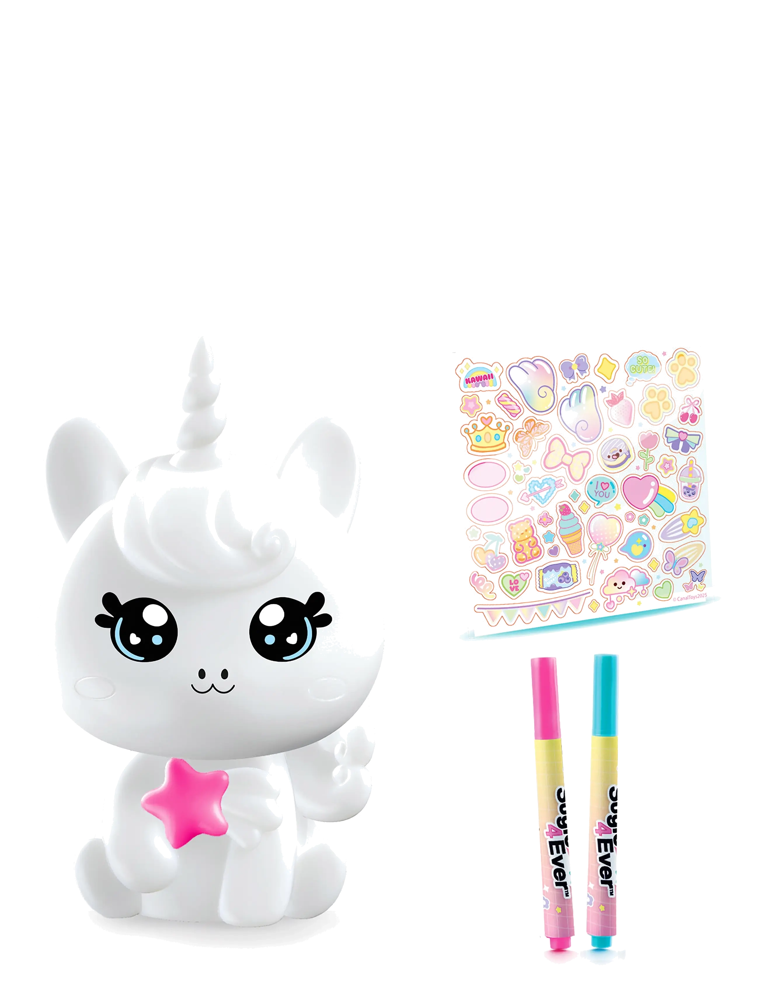 Style 4 Ever - STYLE 4 EVER Unicorn Light up DIY - kreasæt - multicolor - 2