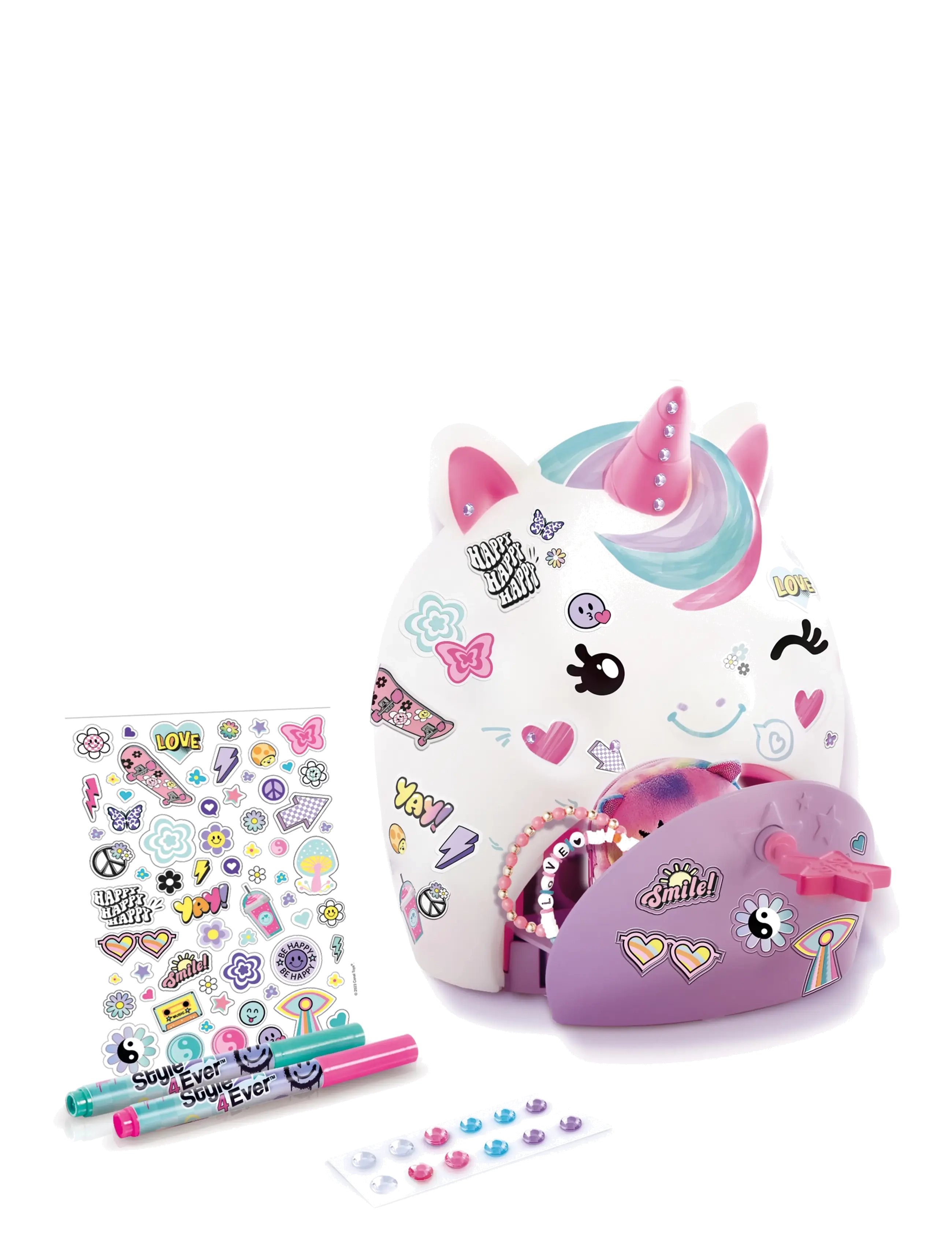 Style 4 Ever - STYLE 4 EVER Secret Deco DIY Unicorn Lamp - kreasæt - multicolor - 2