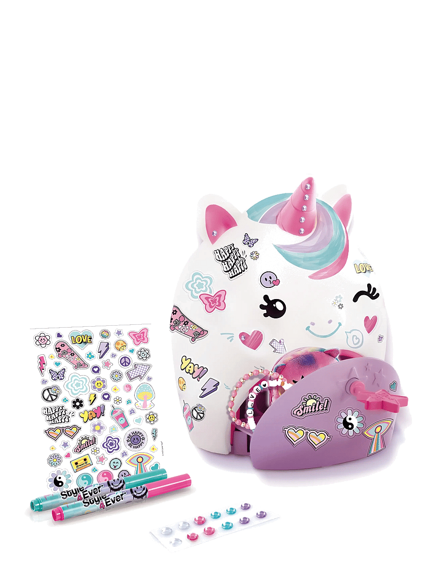 Style 4 Ever - STYLE 4 EVER Secret Deco DIY Unicorn Lamp - föndursett - multicolor - 2