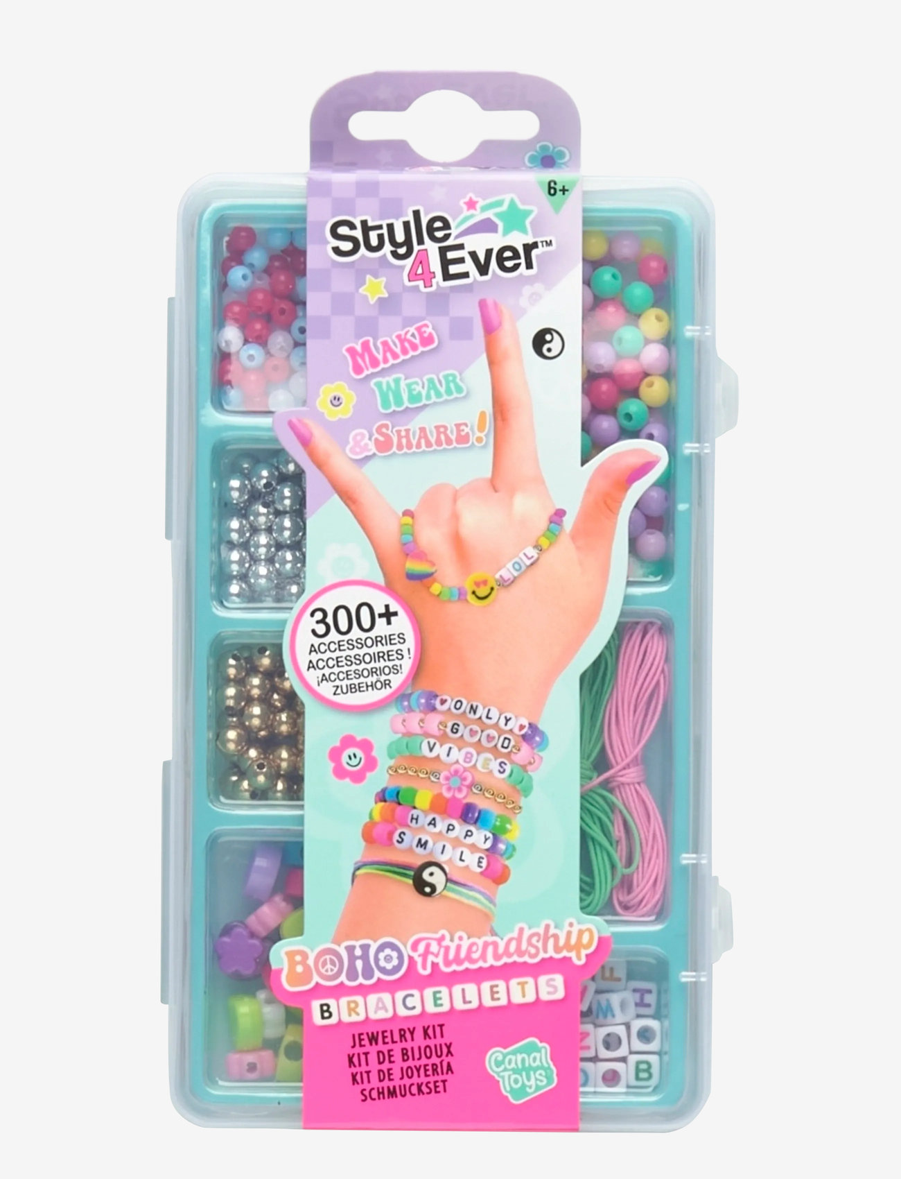Style 4 Ever - STYLE 4EVER Mini Jewels Boho Friendship Set - smykker & accessories - multicolor - 1