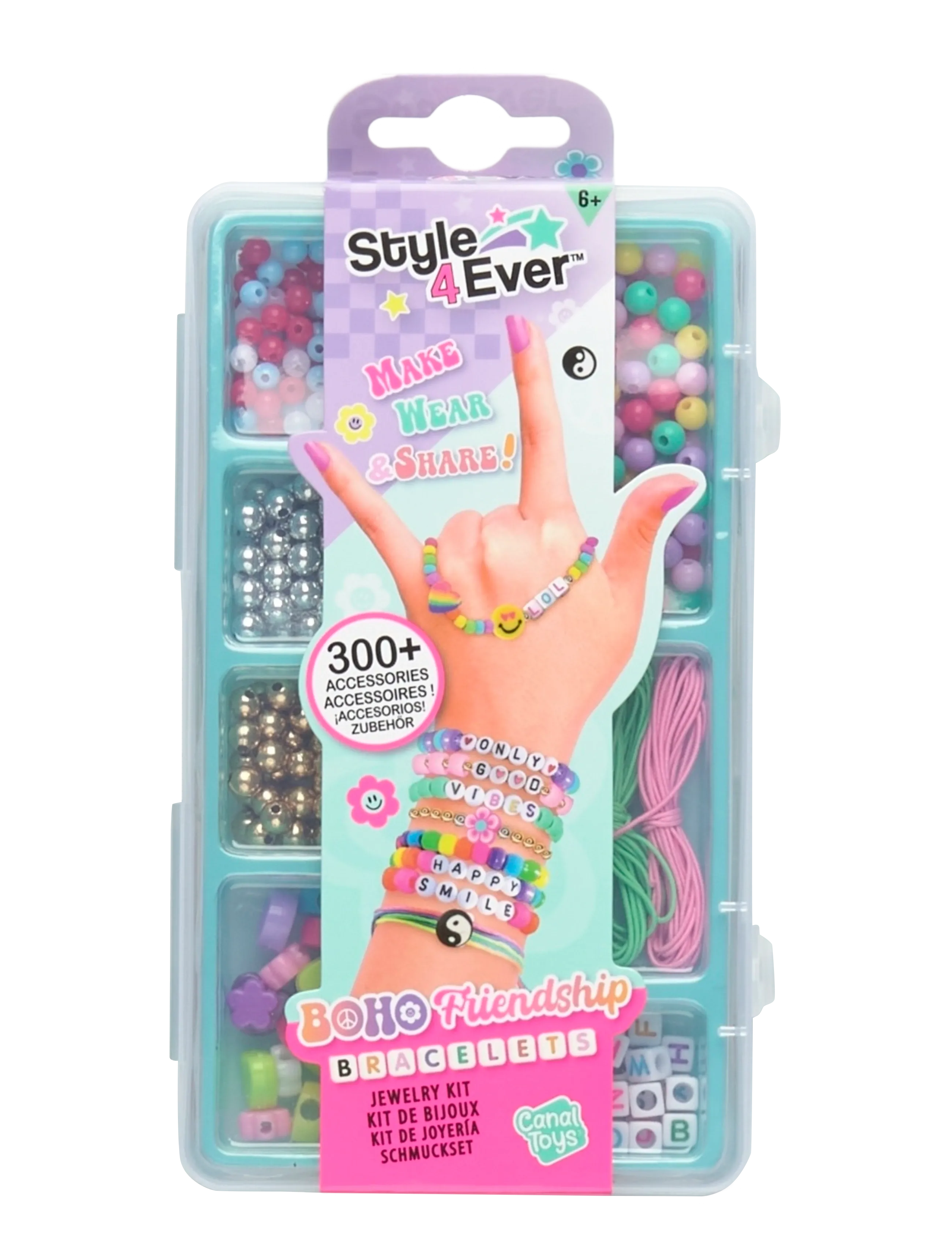 Style 4 Ever STYLE 4EVER Mini Jewels Boho Friendship Set - Pyssel - MULTICOLOR / multi