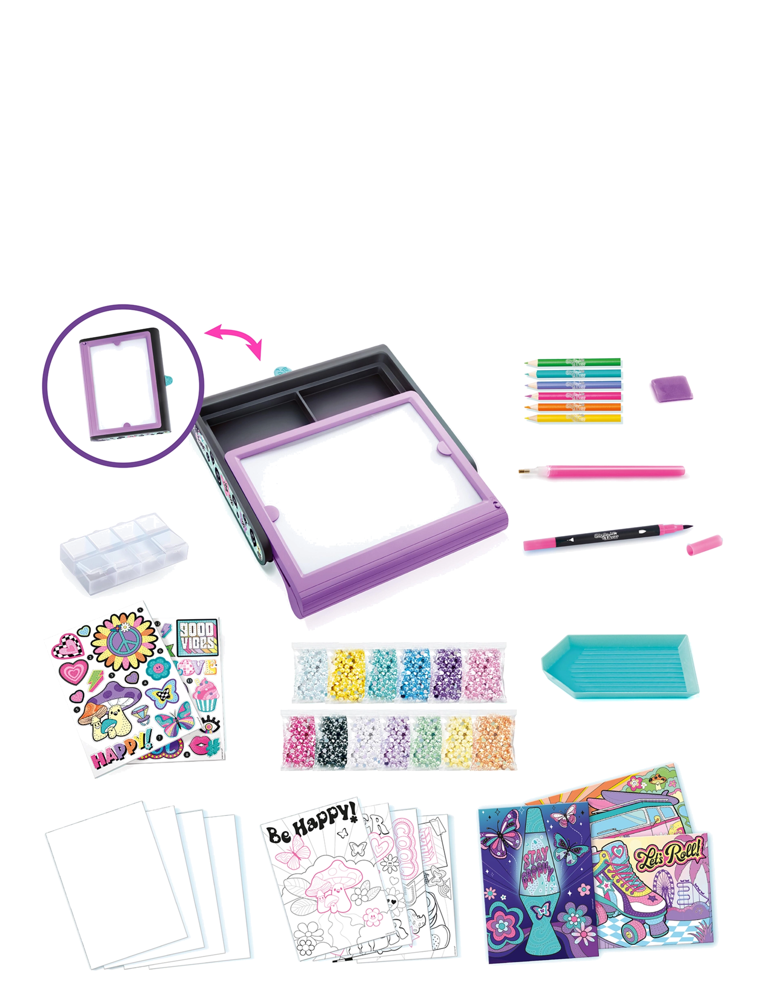 Style 4 Ever - STYLE 4 EVER Diamond Art 3in1 LED Case - multicolor - 2