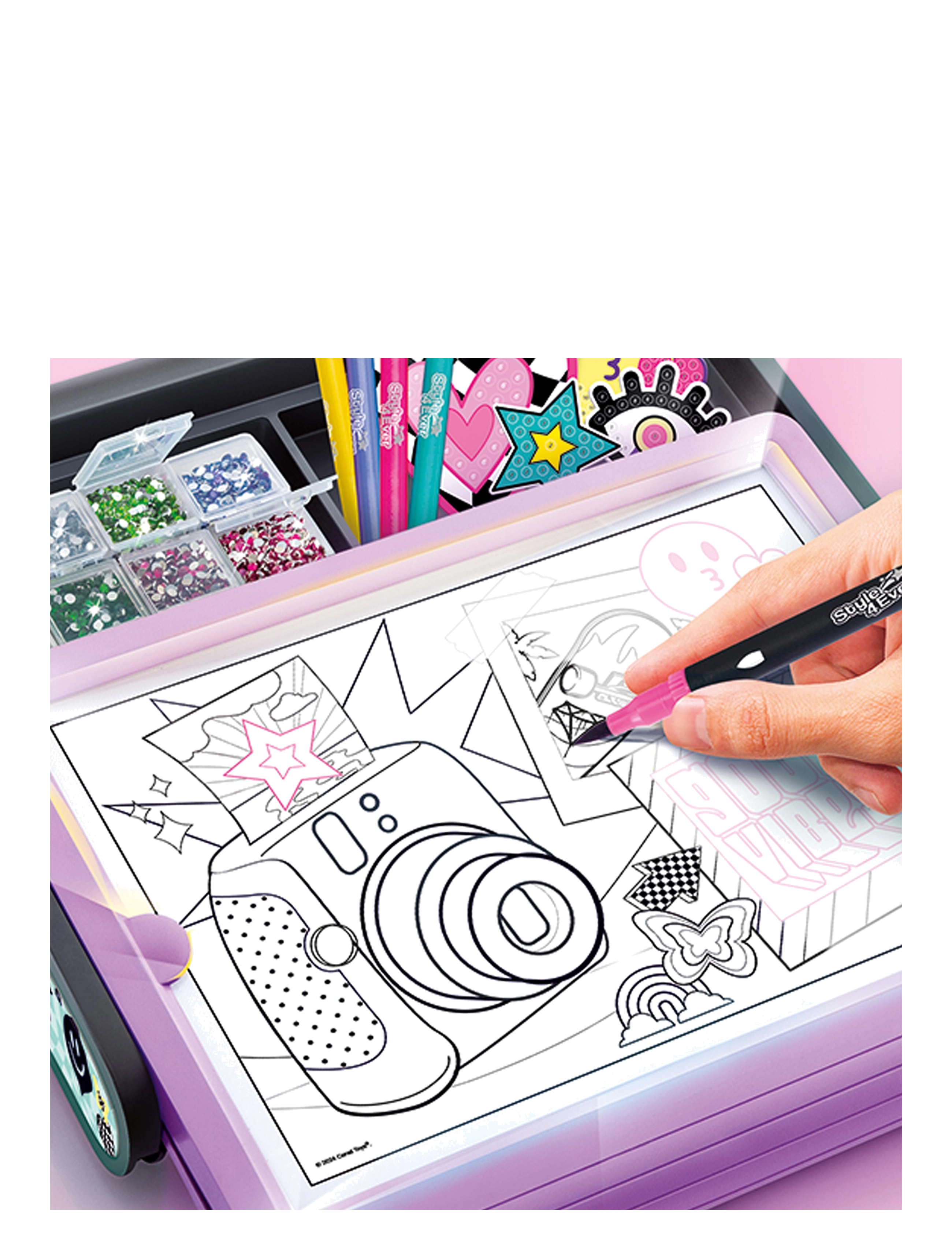 Style 4 Ever - STYLE 4 EVER Diamond Art 3in1 LED Case - pysselset - multicolor - 5