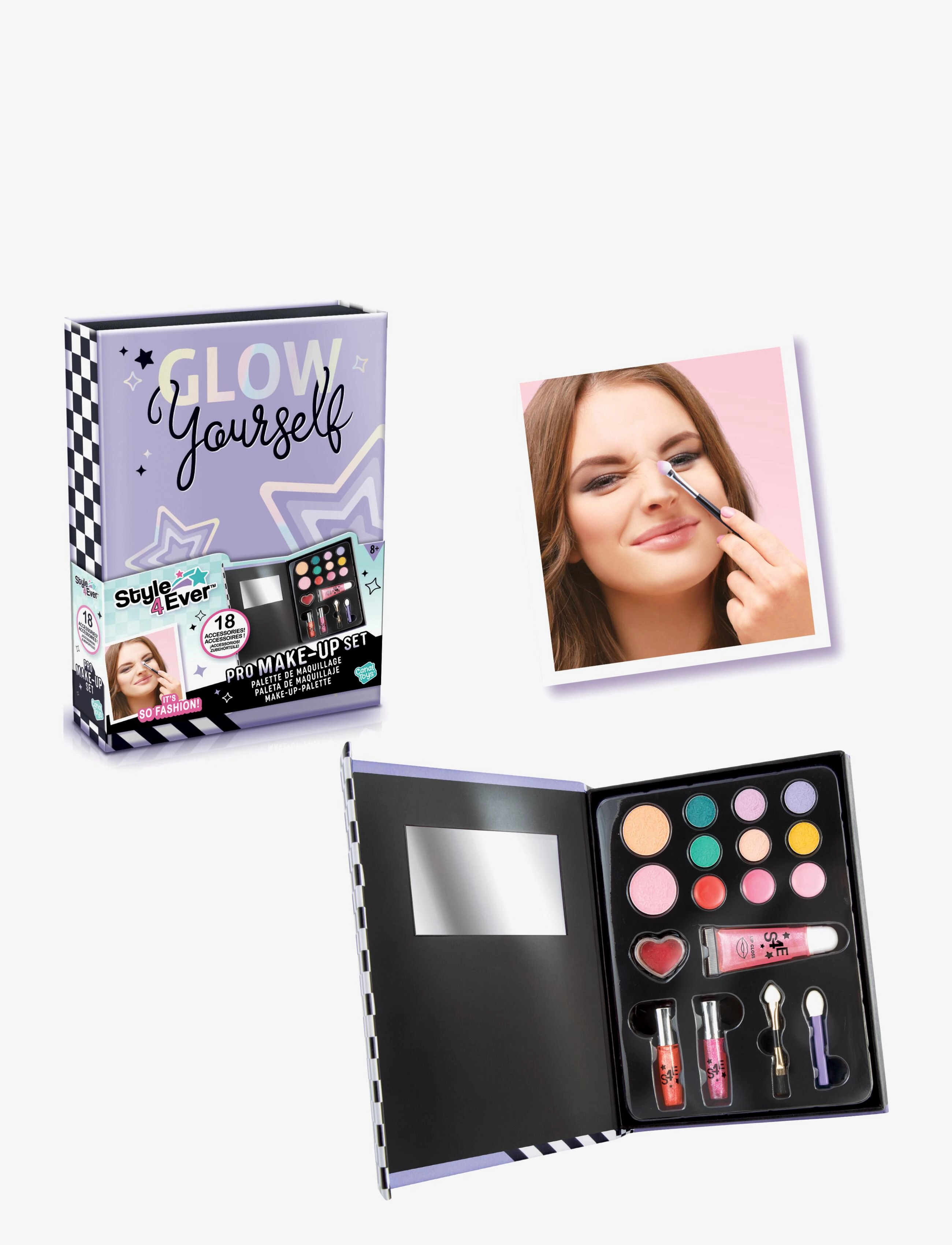Style 4 Ever - STYLE 4 EVER Professional Make-up Set - sminke - multicolor - 3