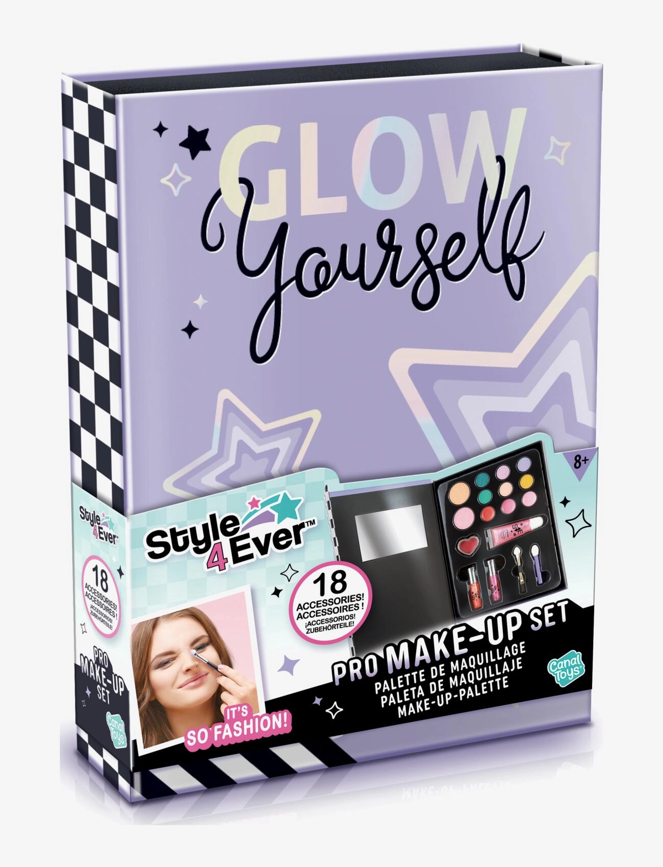 Style 4 Ever Style 4 Ever Professional Make-Up Set, One Size, Multi/patterned, Kostumer & Tilbehør > Makeup, Børn