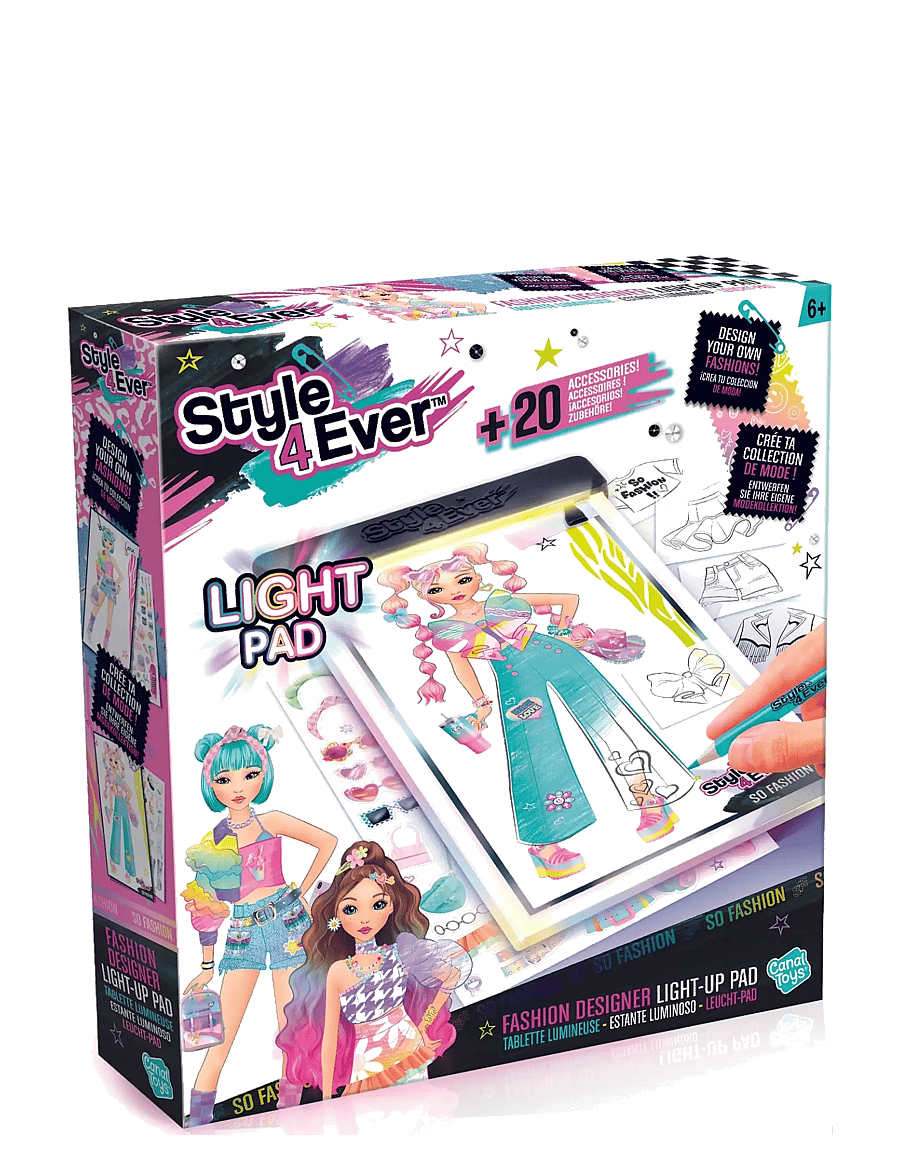 Style 4 Ever - STYLE 4EVER Fashion Designer Light-up Pad - lita- og föndurbækur - multicolor - 1