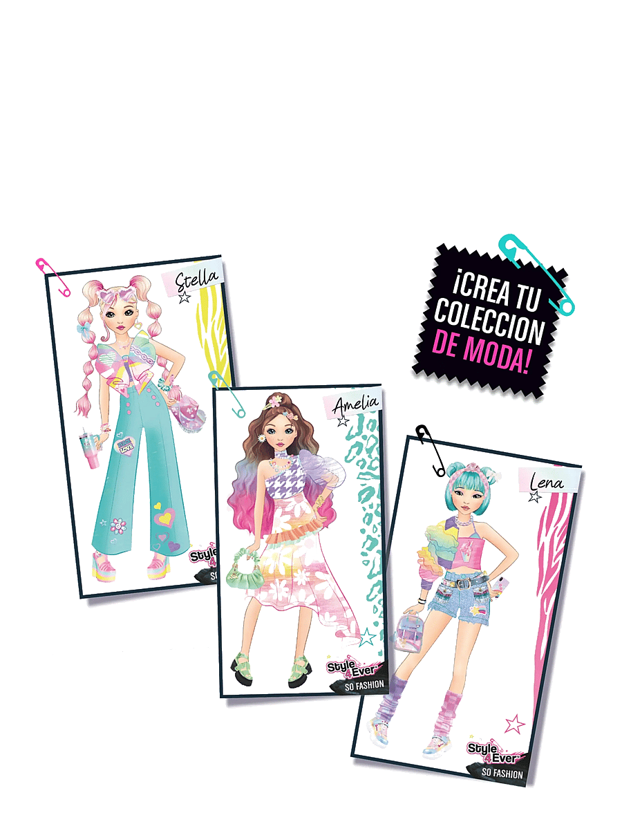 Style 4 Ever - STYLE 4EVER Fashion Designer Light-up Pad - lita- og föndurbækur - multicolor - 2