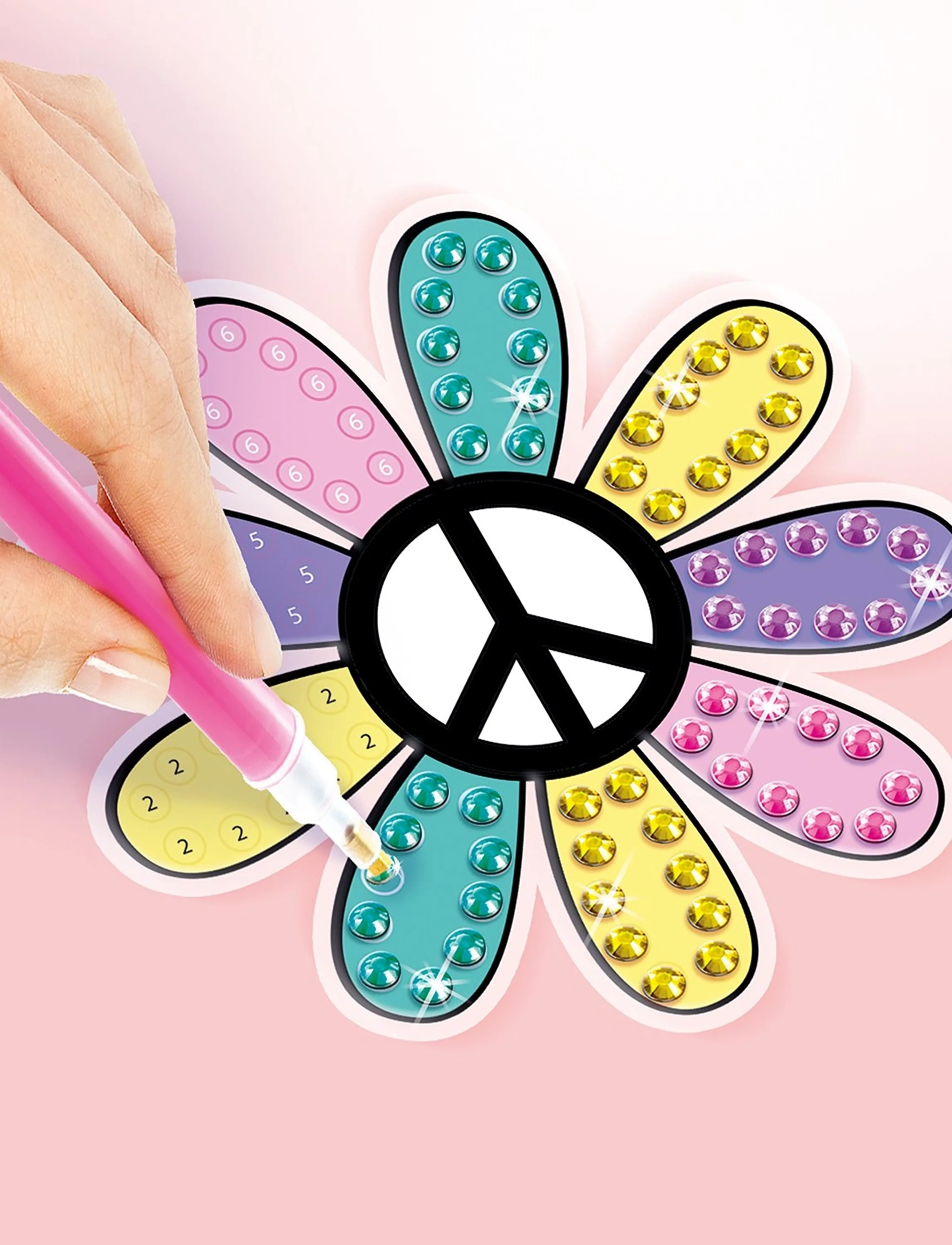 Style 4 Ever Style 4Ever Diamond Art Refill Kit, One Size, Multi/patterned, Håndværk > Håndværkssæt, Børn