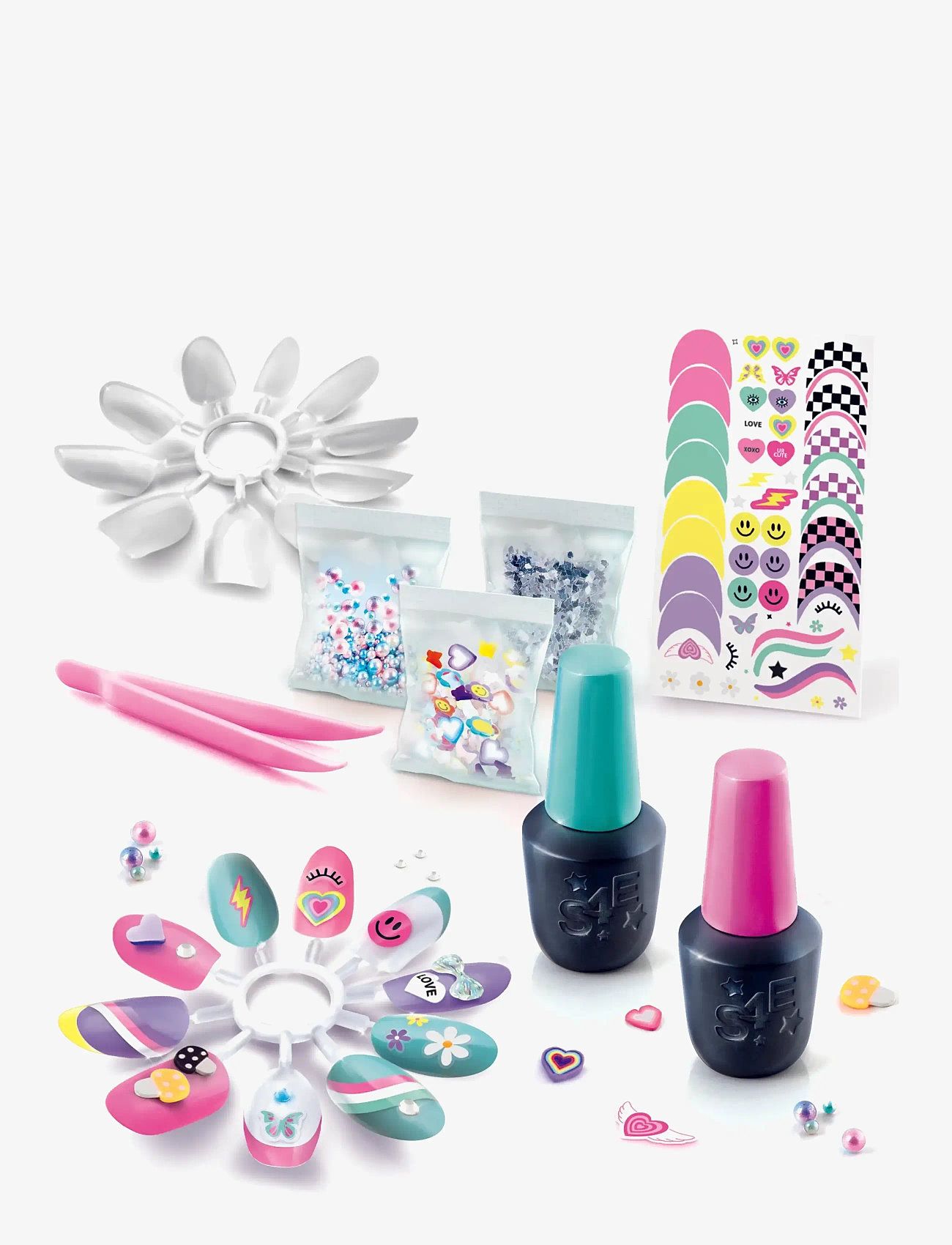 Style 4 Ever - STYLE 4EVER Nail Art Gel Refill Kit - kreasæt - multicolor - 1