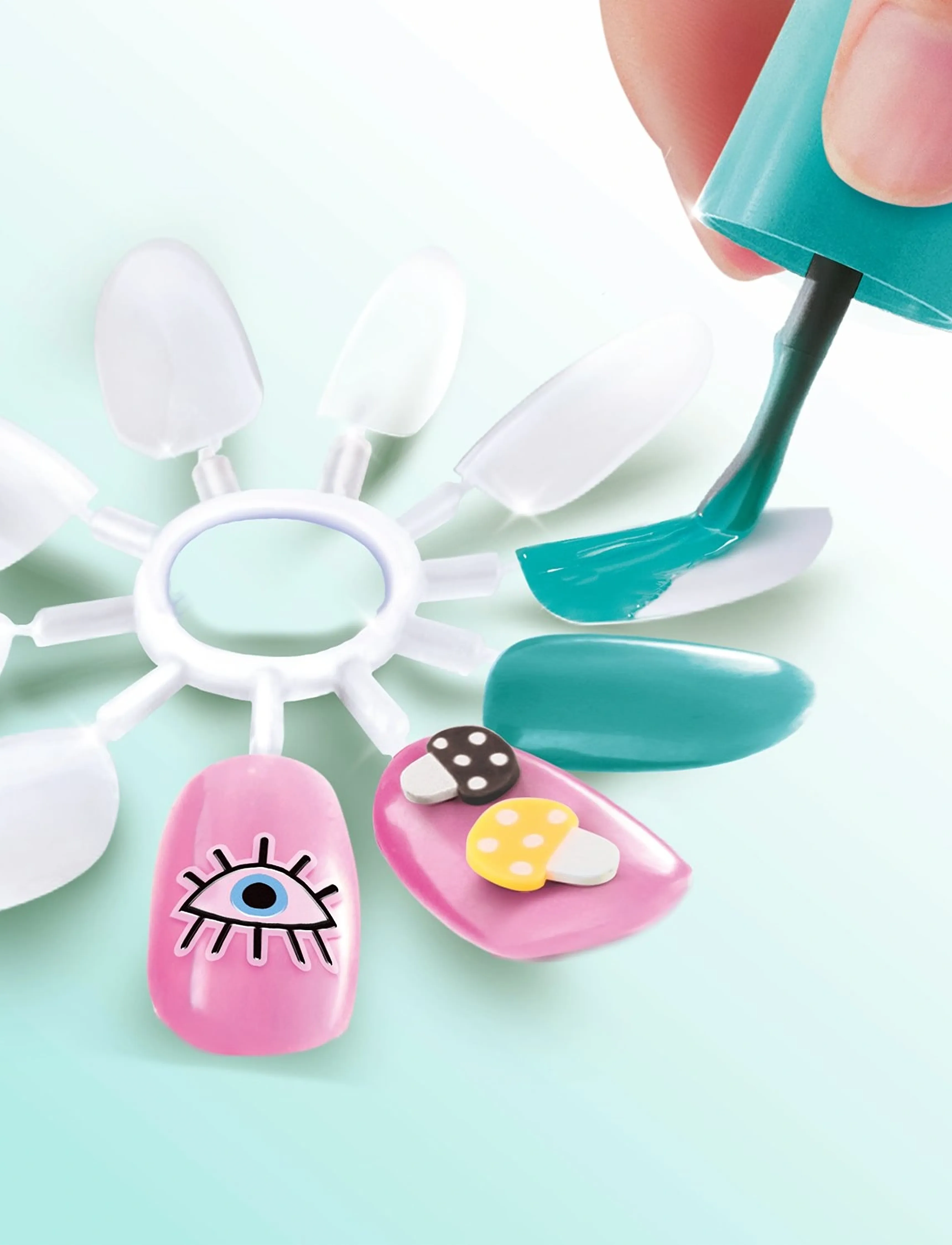 Style 4 Ever Style 4Ever Nail Art Gel Refill Kit, One Size, Pink, Håndværk > Håndværkssæt, Børn