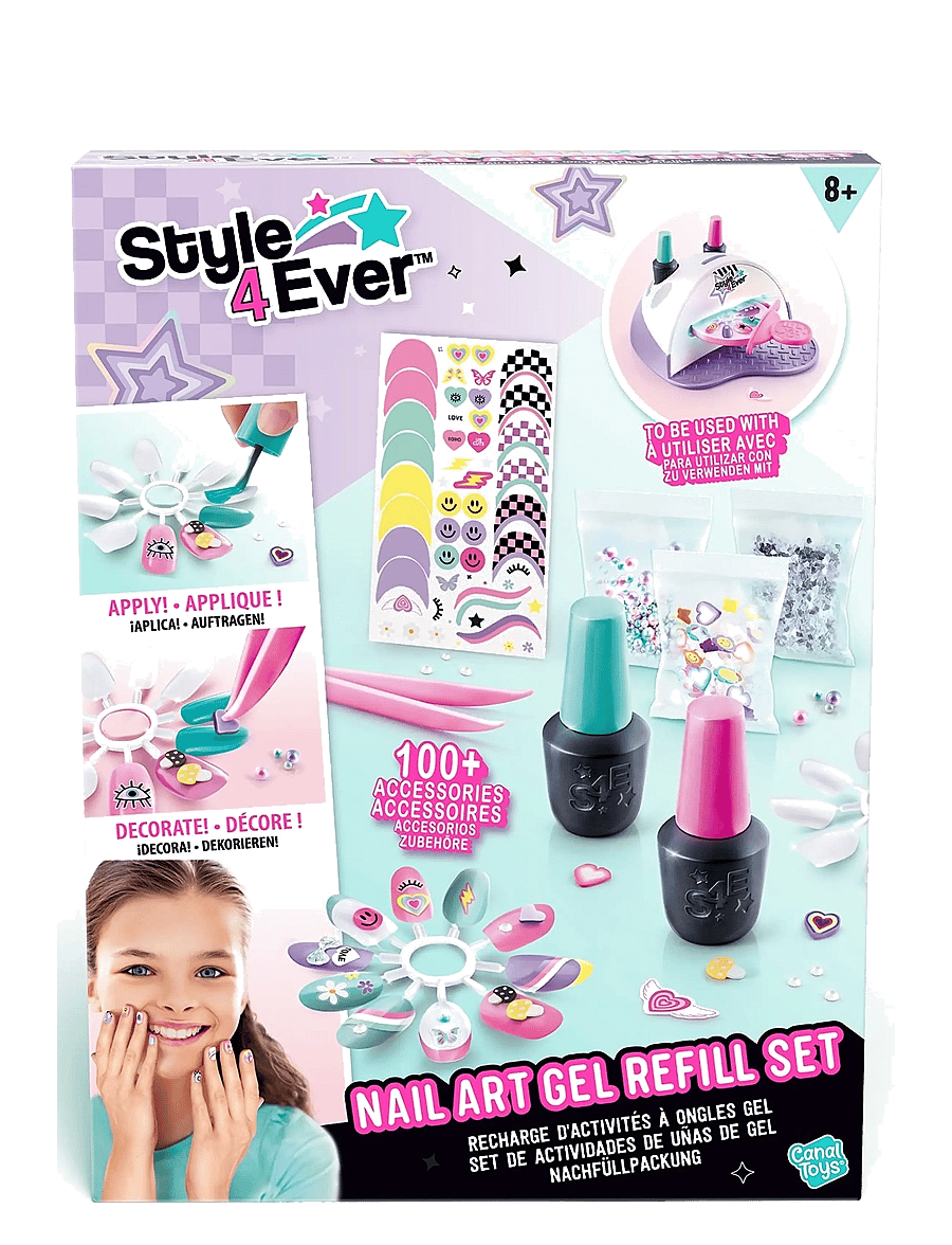 Style 4 Ever - STYLE 4EVER Nail Art Gel Refill Kit - pysselset - multicolor - 3