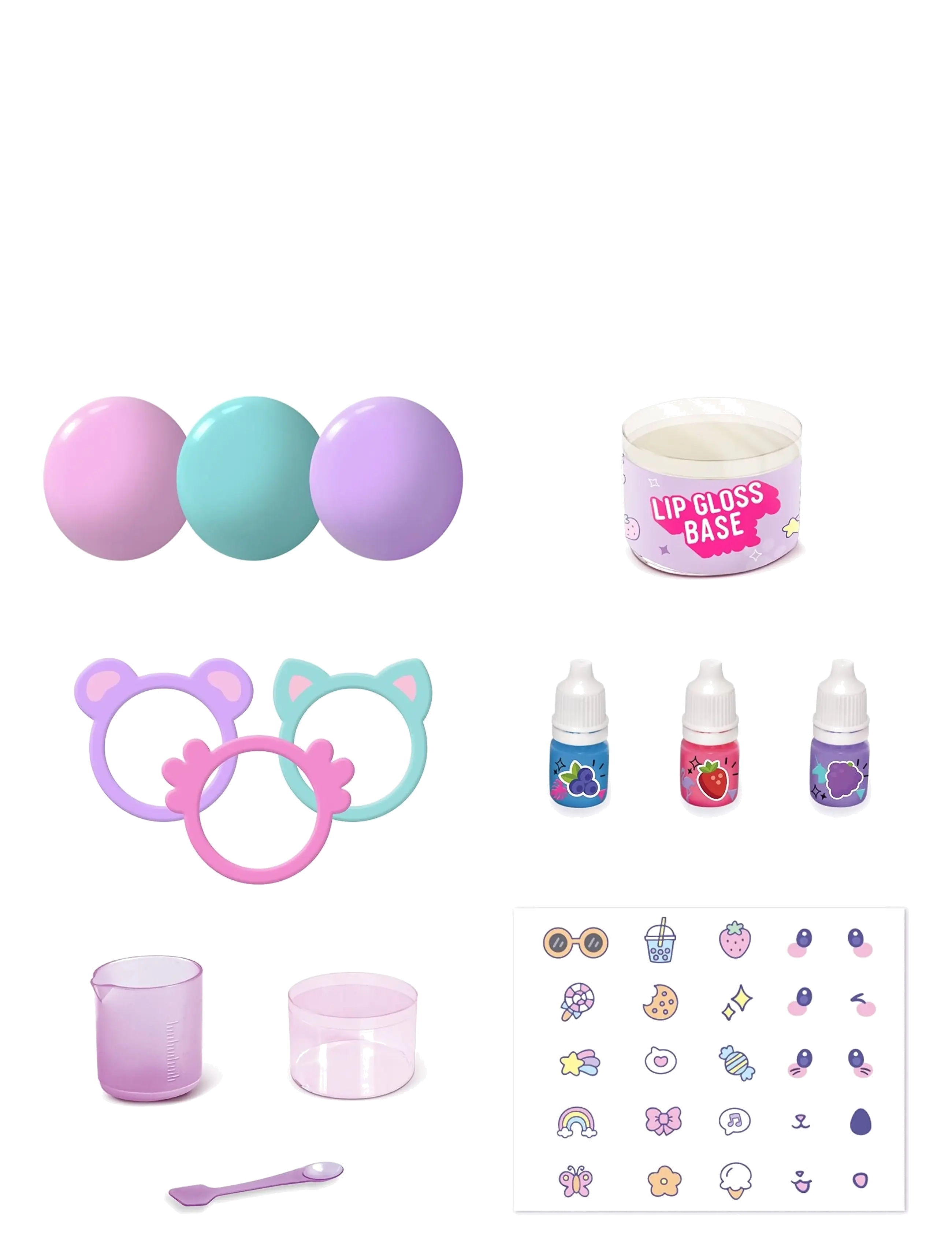 Style 4 Ever - STYLE 4 EVER DIY Lip Balm Kit Kawai Style - multicolor - 4