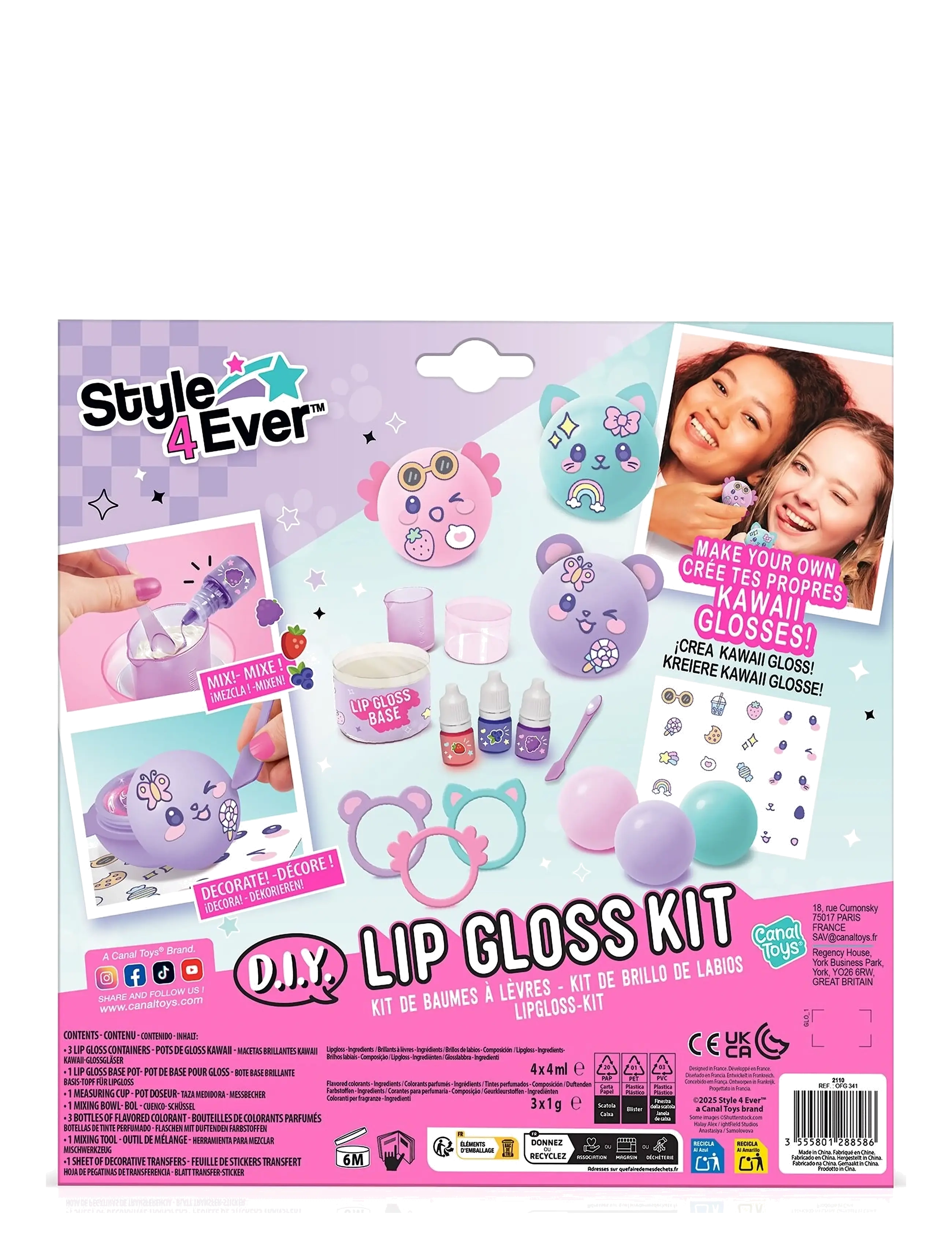 Style 4 Ever - STYLE 4 EVER DIY Lip Balm Kit Kawai Style - multicolor - 5