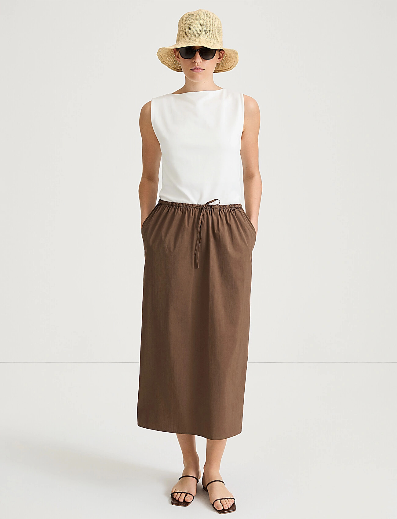 Stylein Jolene Skirt - Brown - XS