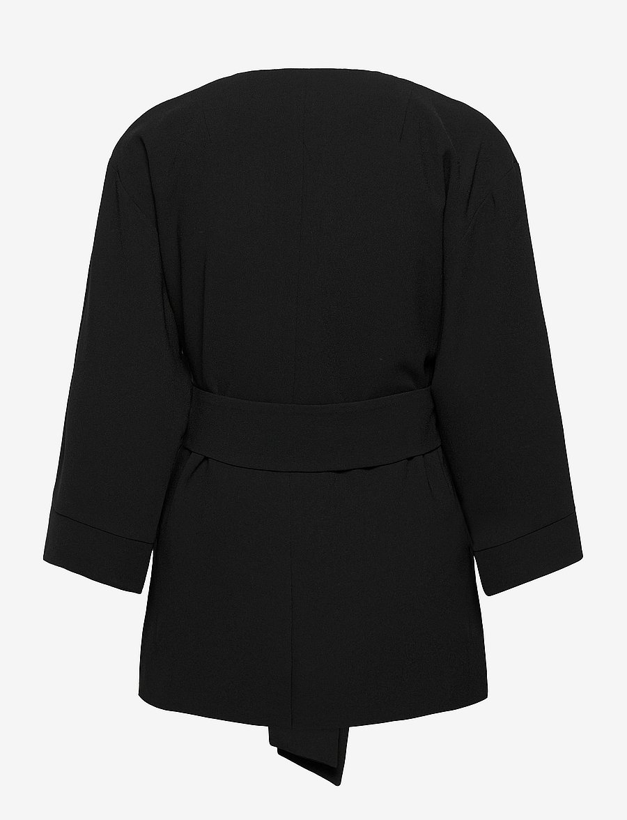 Stylein - BALSAS - blazer mit gürtel - black - 2
