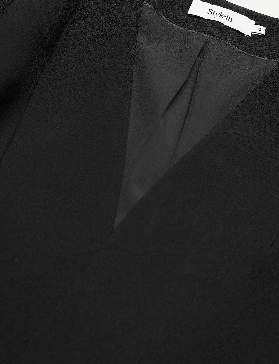 Stylein - BALSAS - blazer mit gürtel - black - 5