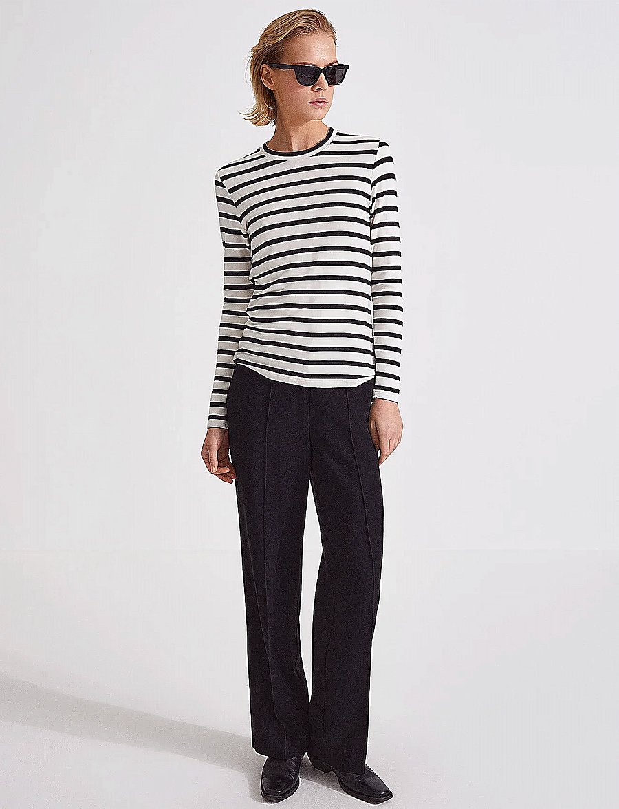 Stylein - CANVEY - long-sleeved tops - white w stripes - 0