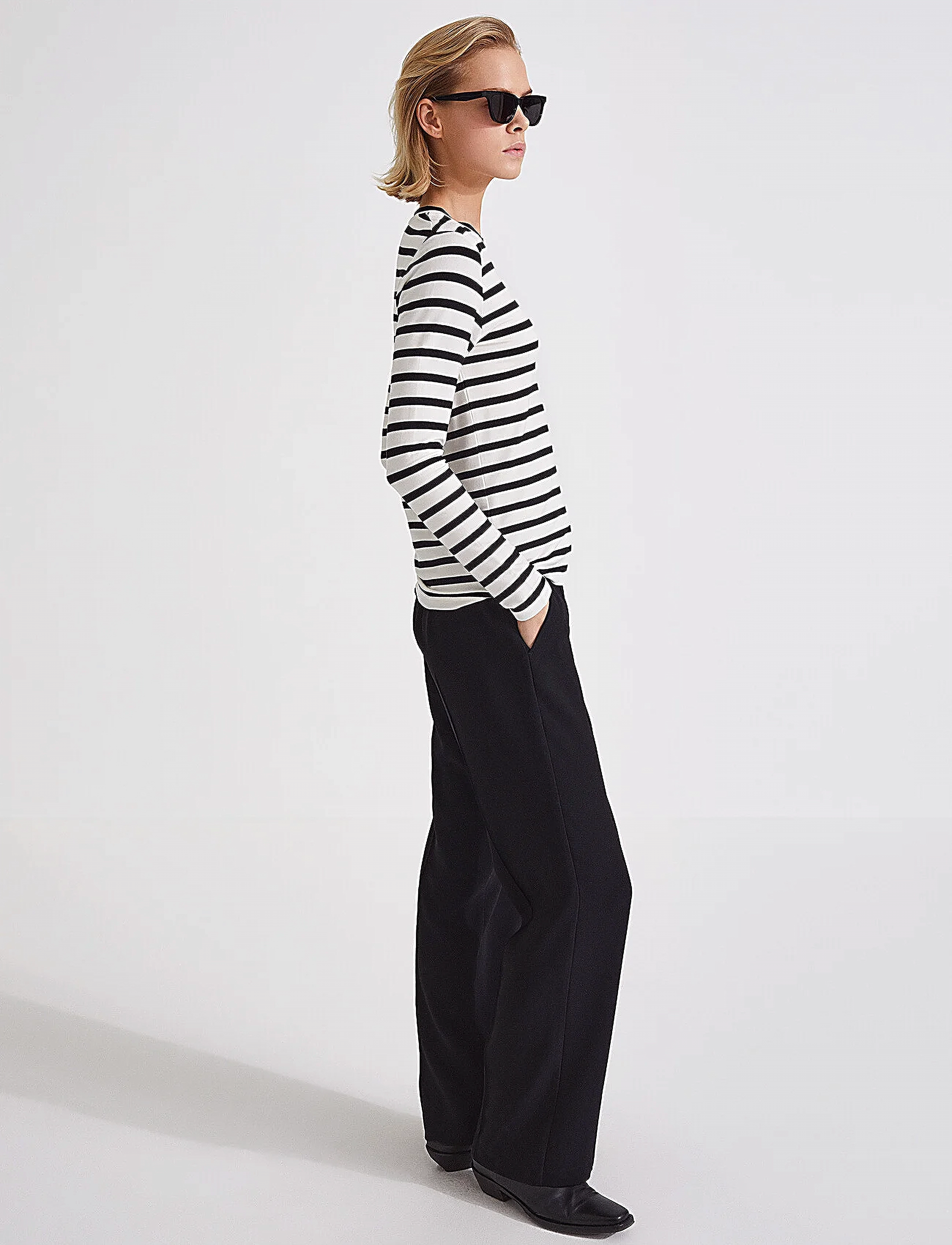 Stylein - CANVEY - long-sleeved tops - white w stripes - 3