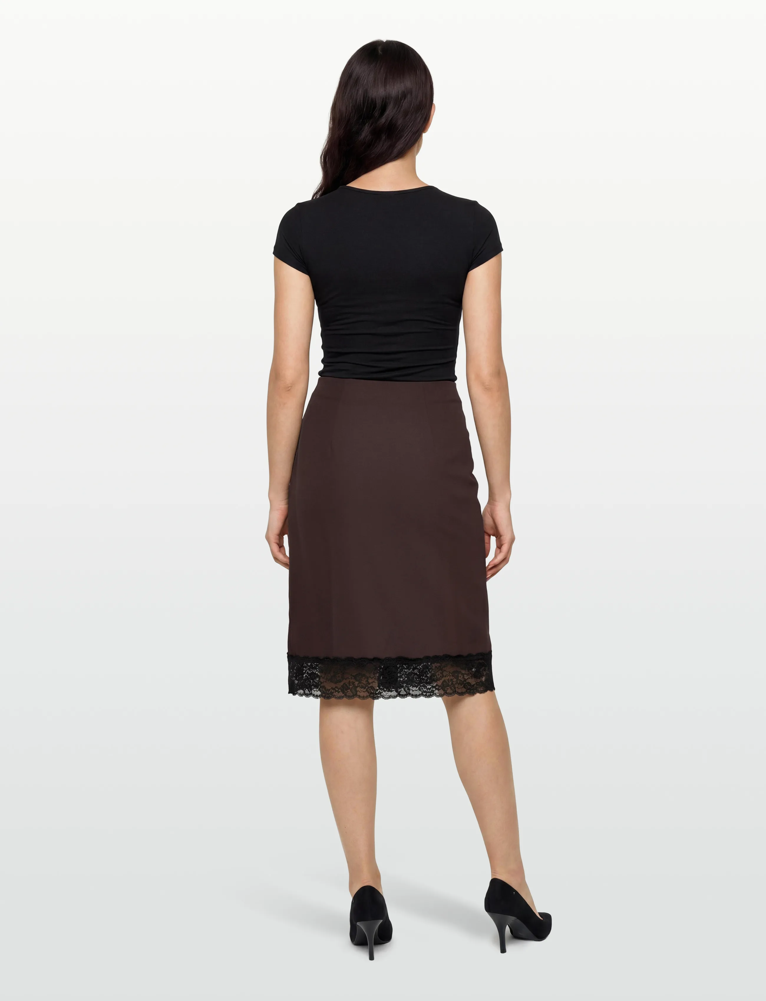 Stylein - MILLICENT - midiseelikud - coffee - 5