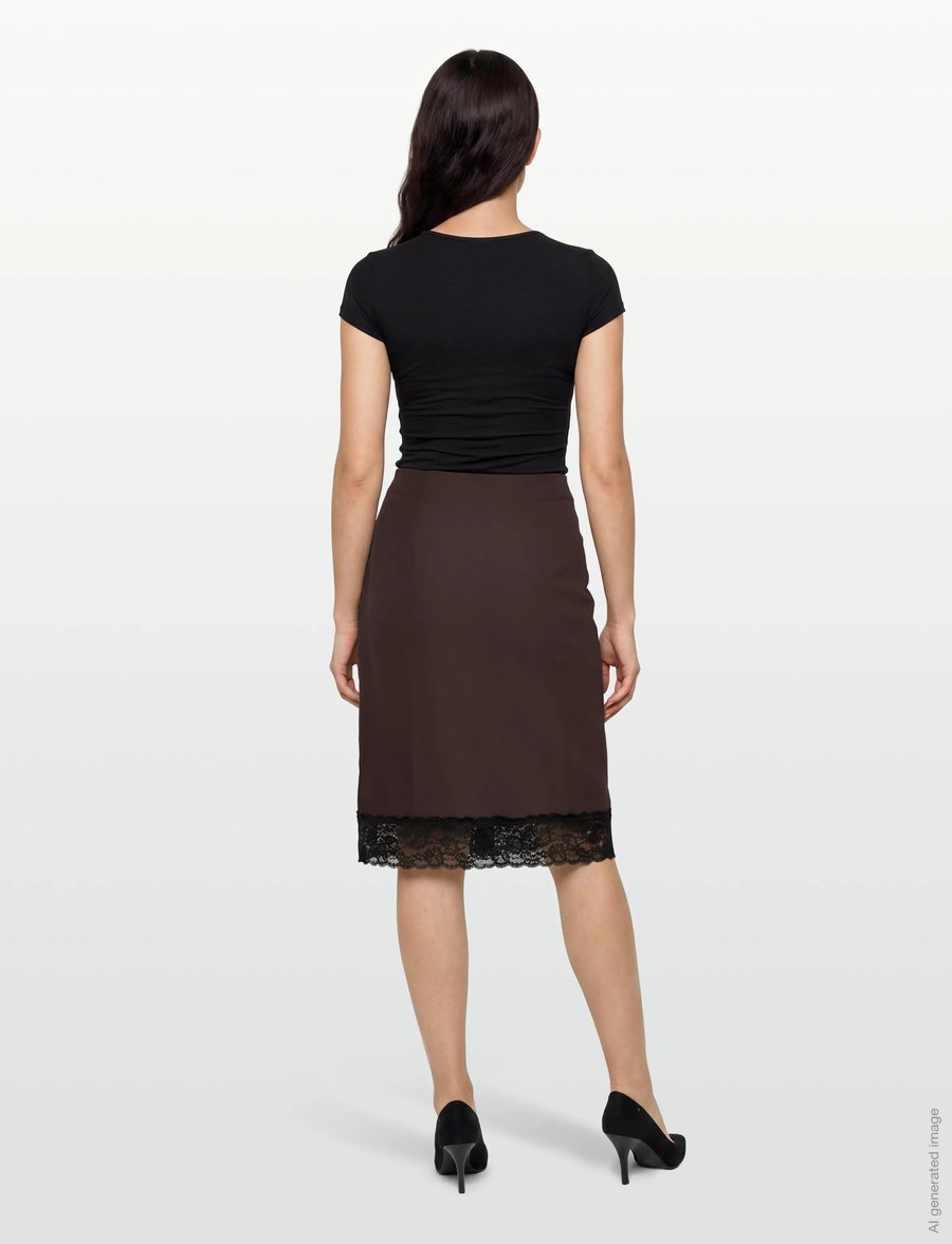 Stylein - MILLICENT - midiseelikud - coffee - 5