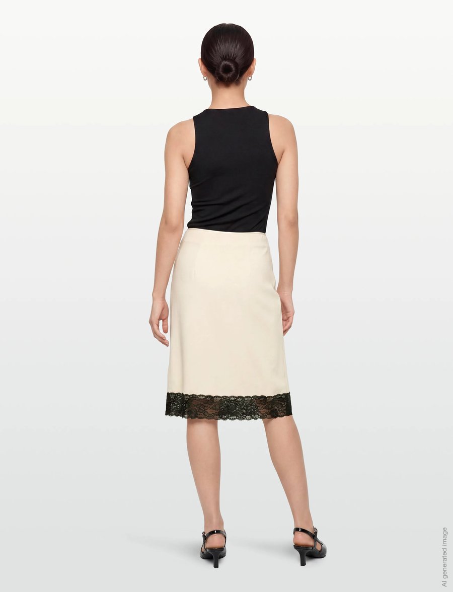 Stylein - MILLICENT - midi-röcke - cream - 4