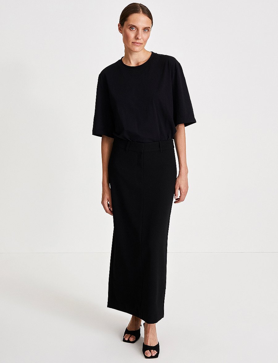 Stylein - BERKELEY SKIRT - midi nederdele - black - 0
