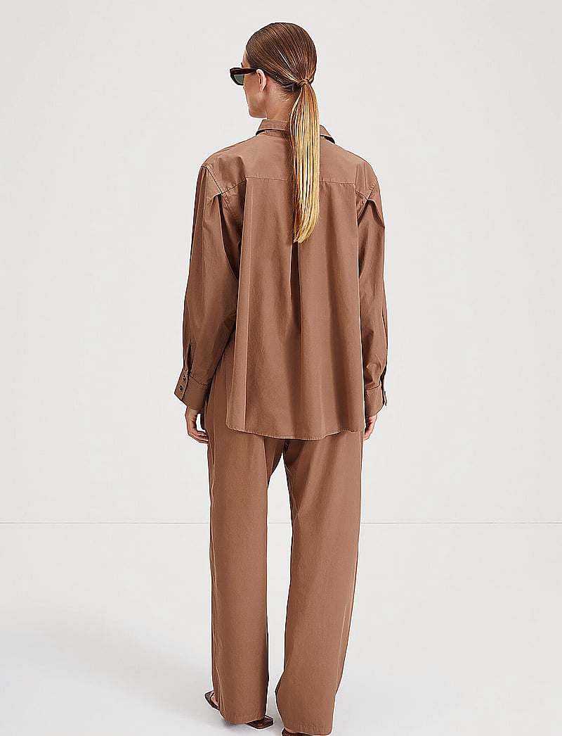 Stylein - JESSIE TROUSERS - hosen mit weitem bein - mud - 4