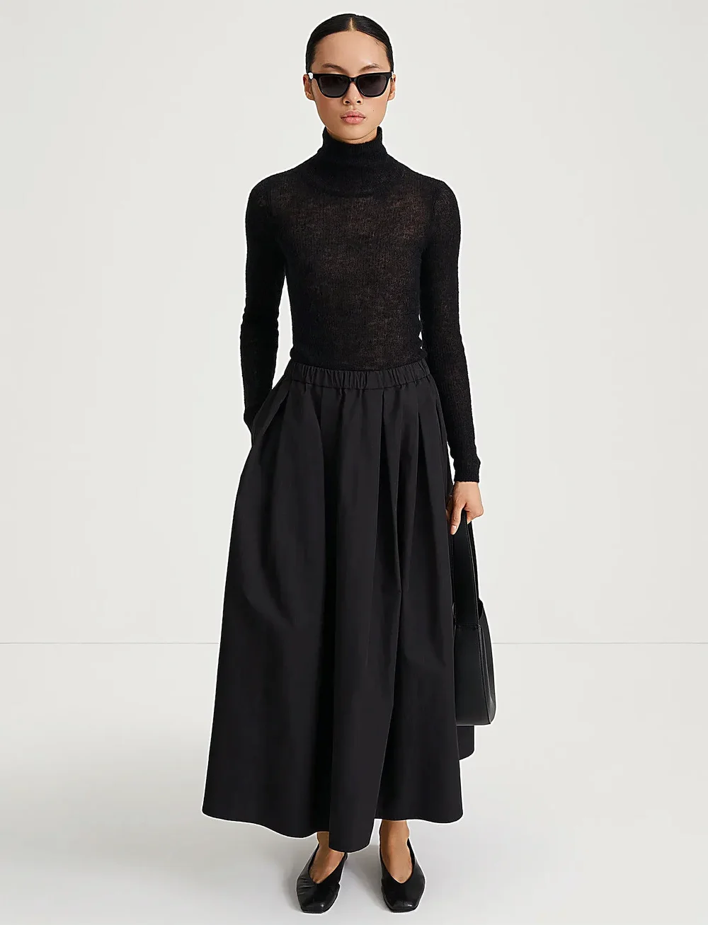 Stylein - SORINA SKIRT - jupes midi - black - 0